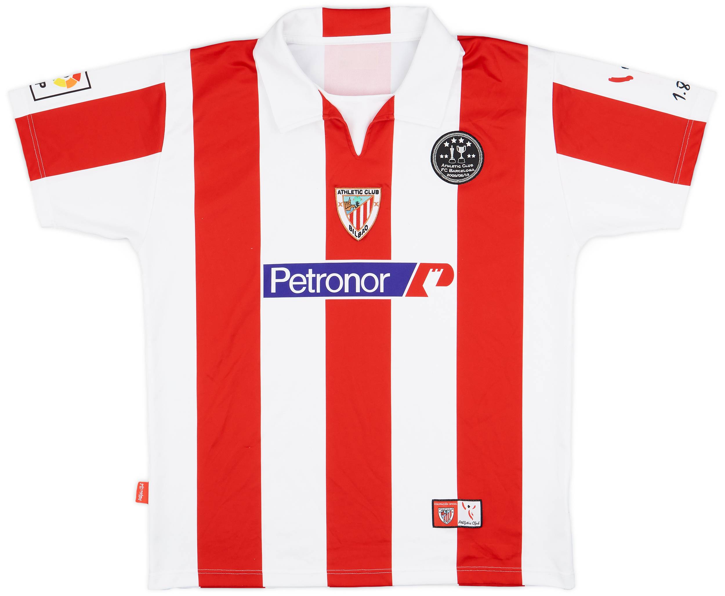 2008-09 Athletic Club 'Copa Del Rey Final' Home Shirt - 8/10 - (XL)