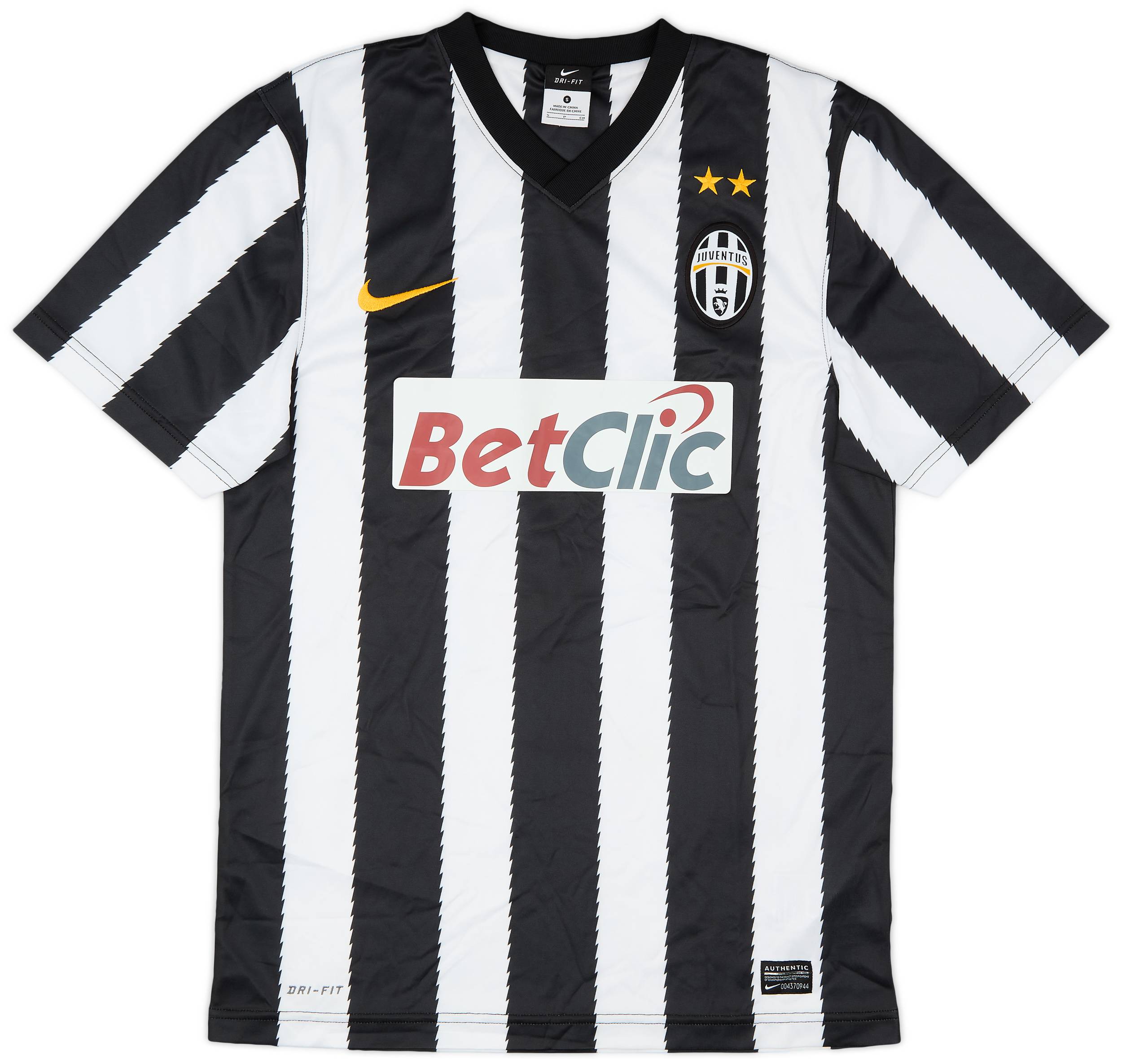 2010-11 Juventus Basic Home Shirt - 8/10 - (S)