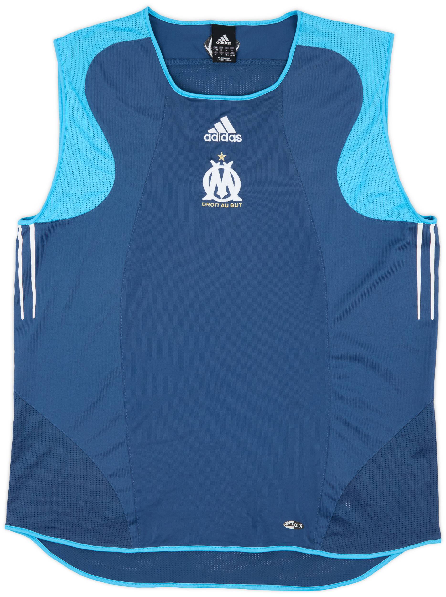 2004-05 Olympique Marseille adidas Training Vest - 8/10 - (XXL)