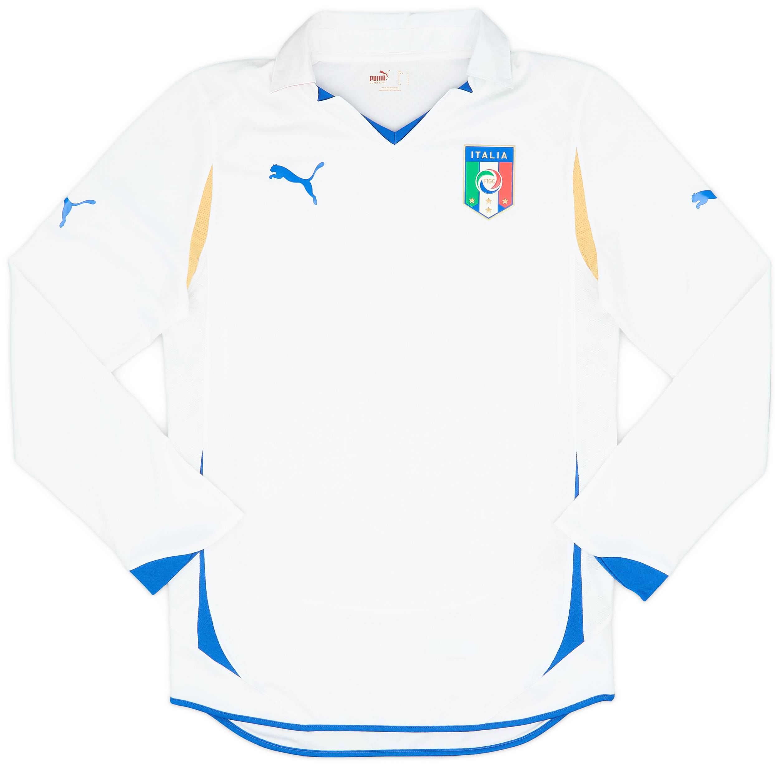 2010-12 Italy Authentic Away L/S Shirt - 9/10 - (S)