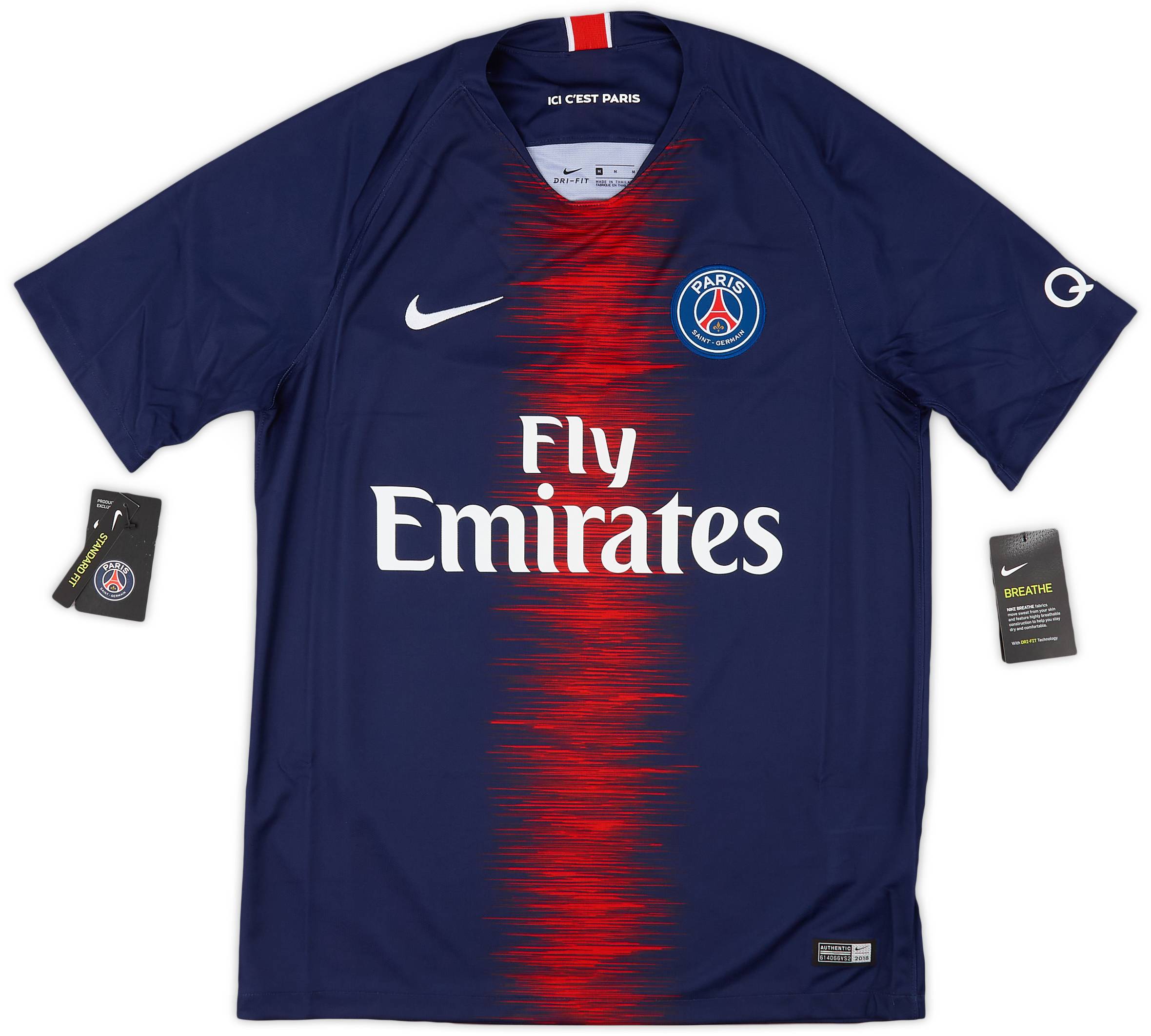 2018 19 Paris Saint Germain Home Shirt M