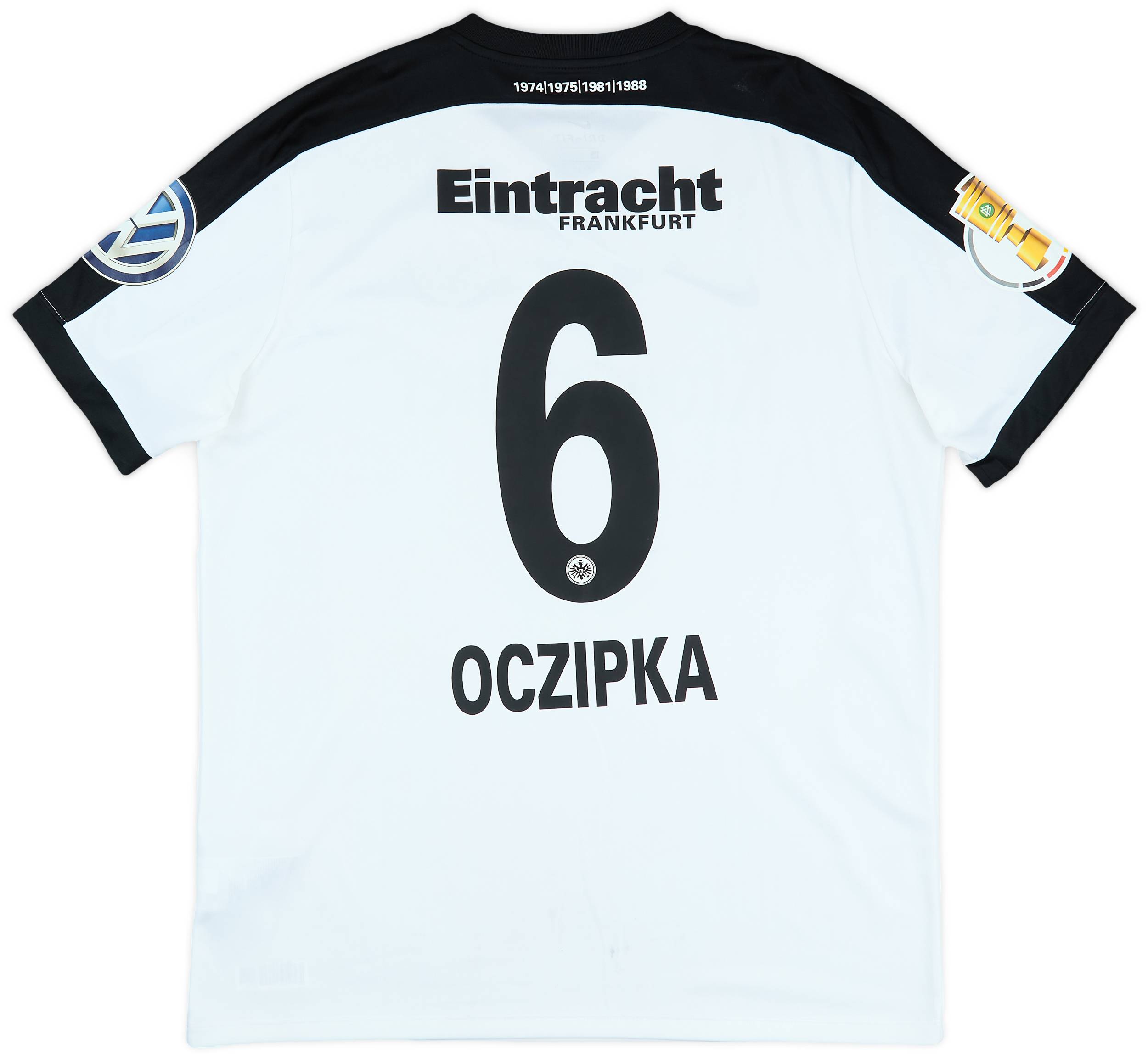 2017 Eintracht Frankfurt 'DFB-Pokal Final' Shirt Oczipka #6 - 7/10 - (XL)
