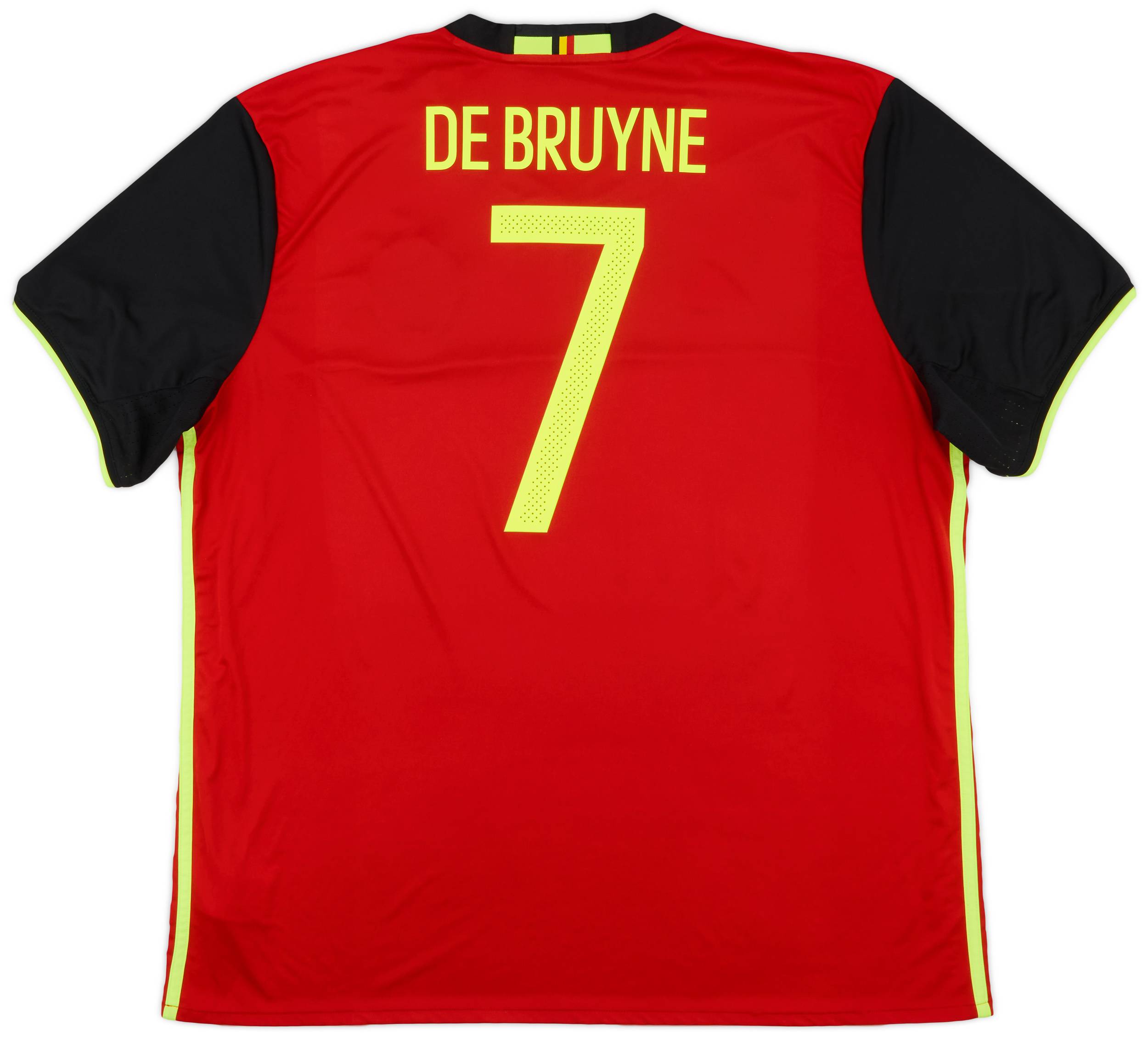 2016-17 Belgium Home Shirt De Bruyne #7 - 9/10 - (XXL)