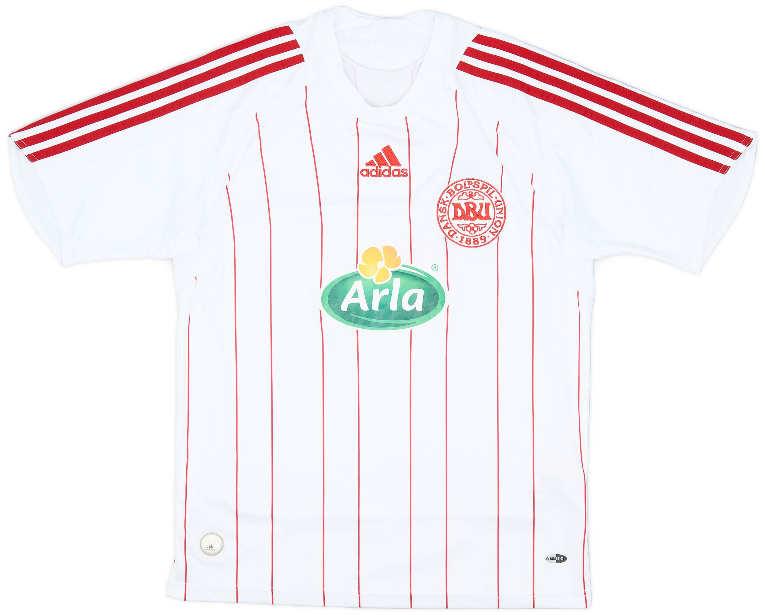 2008-10 Denmark 'Fodboldskole 2009' Away Shirt - 8/10 - (XL.Boys)
