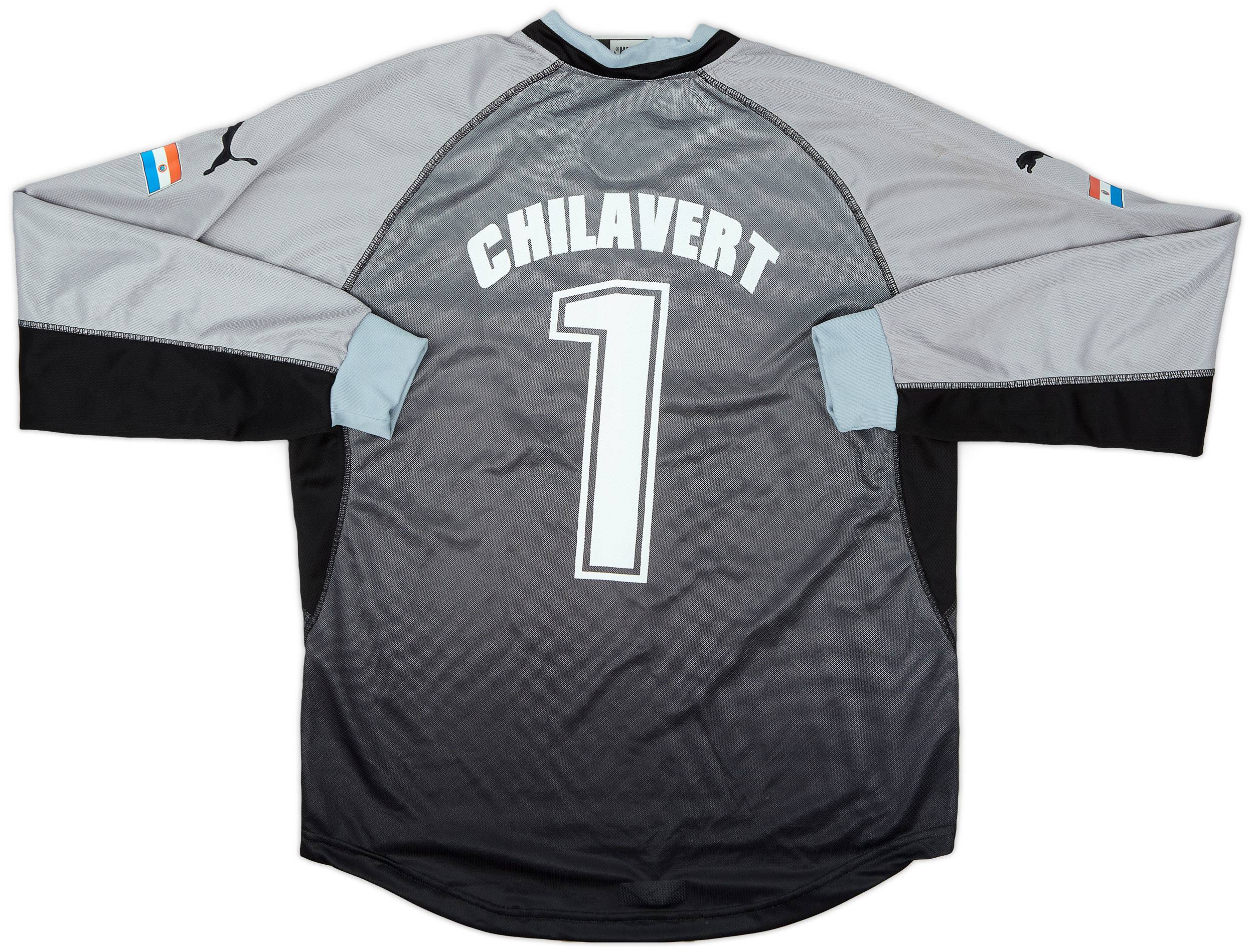 2002-03 Paraguay GK L/S Shirt Chilavert #1 - 8/10 - (L)
