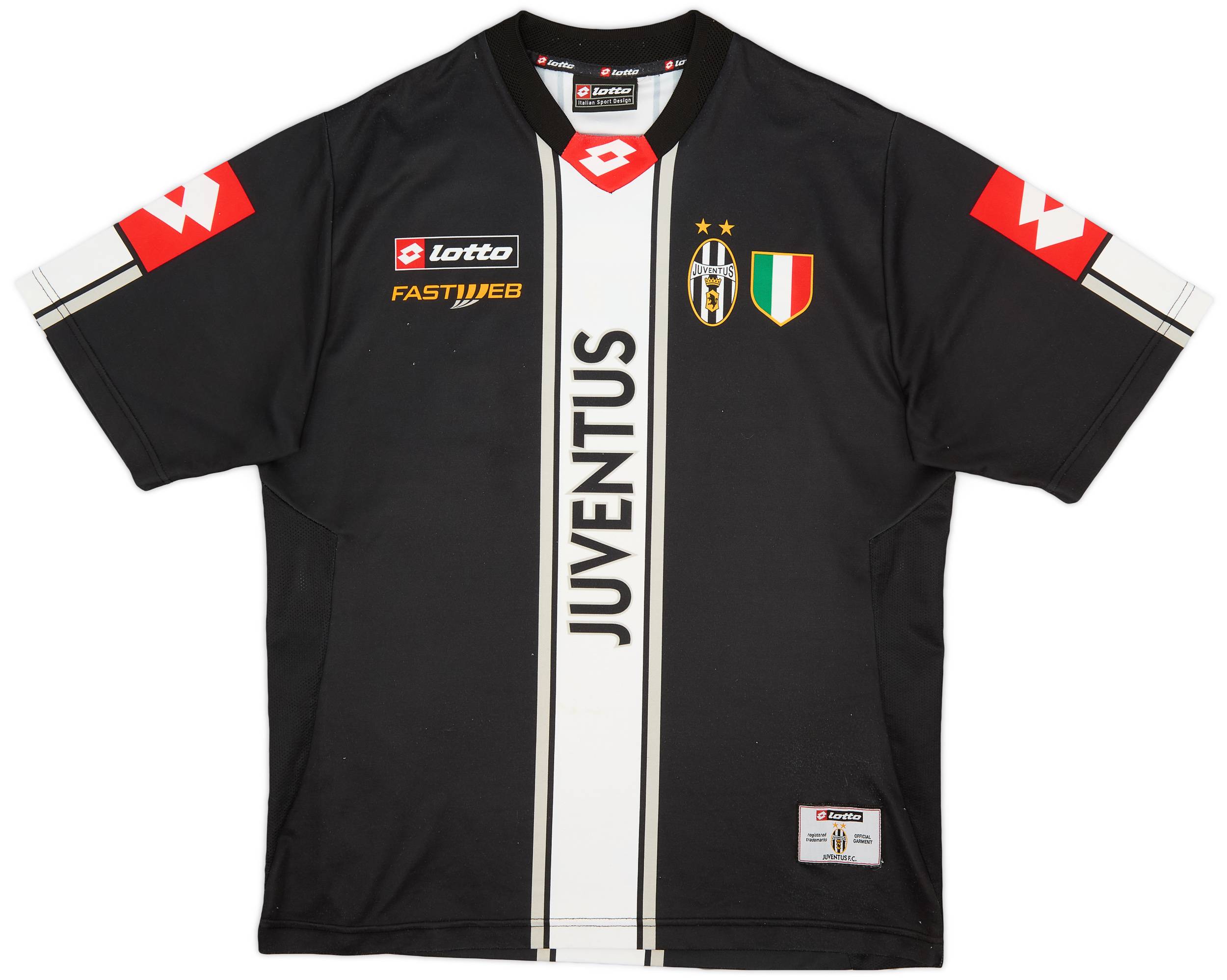 2002 03 Juventus Lotto Training Shirt 8 10 M