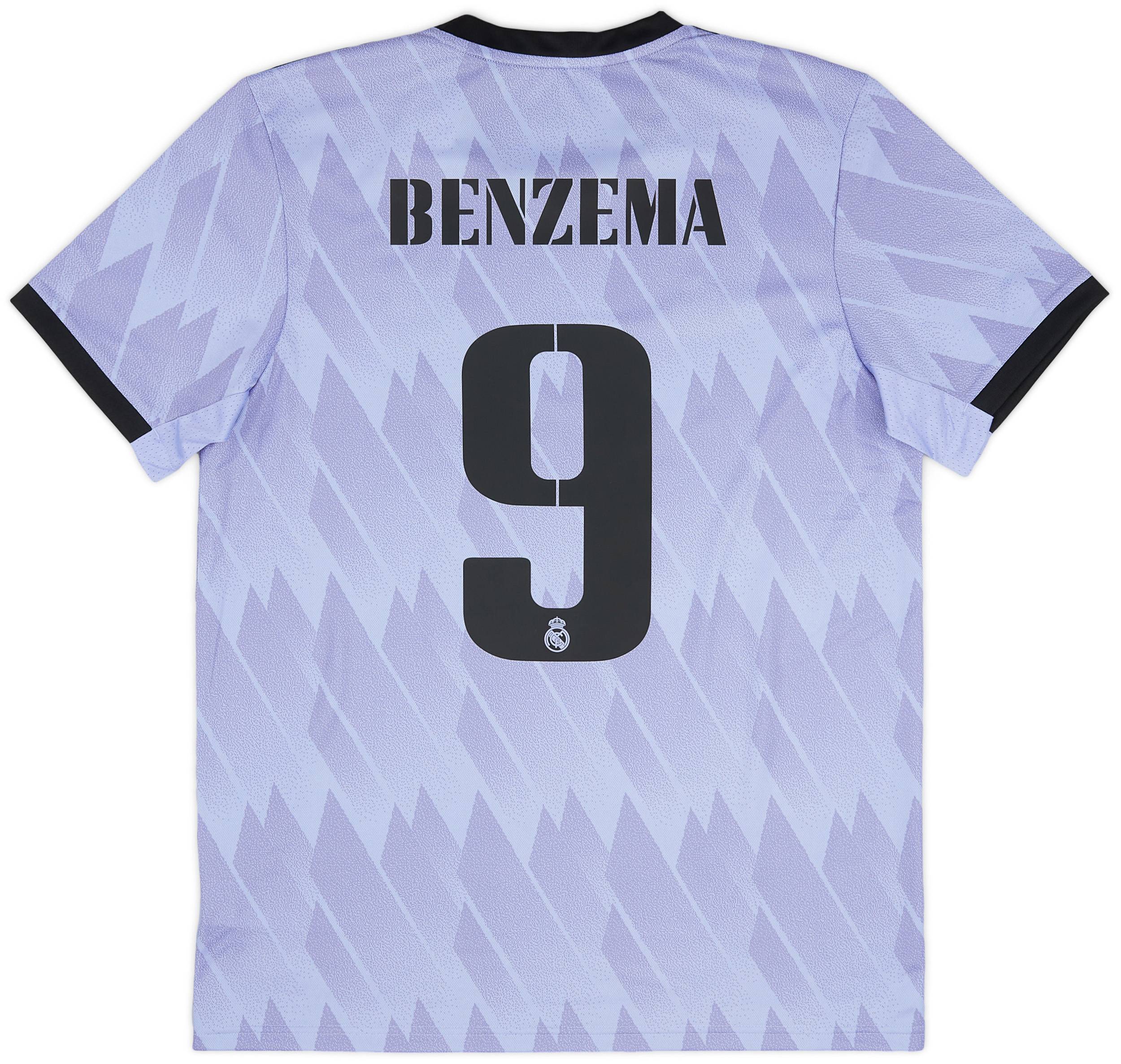 2022-23 Real Madrid Away Shirt Benzema #9