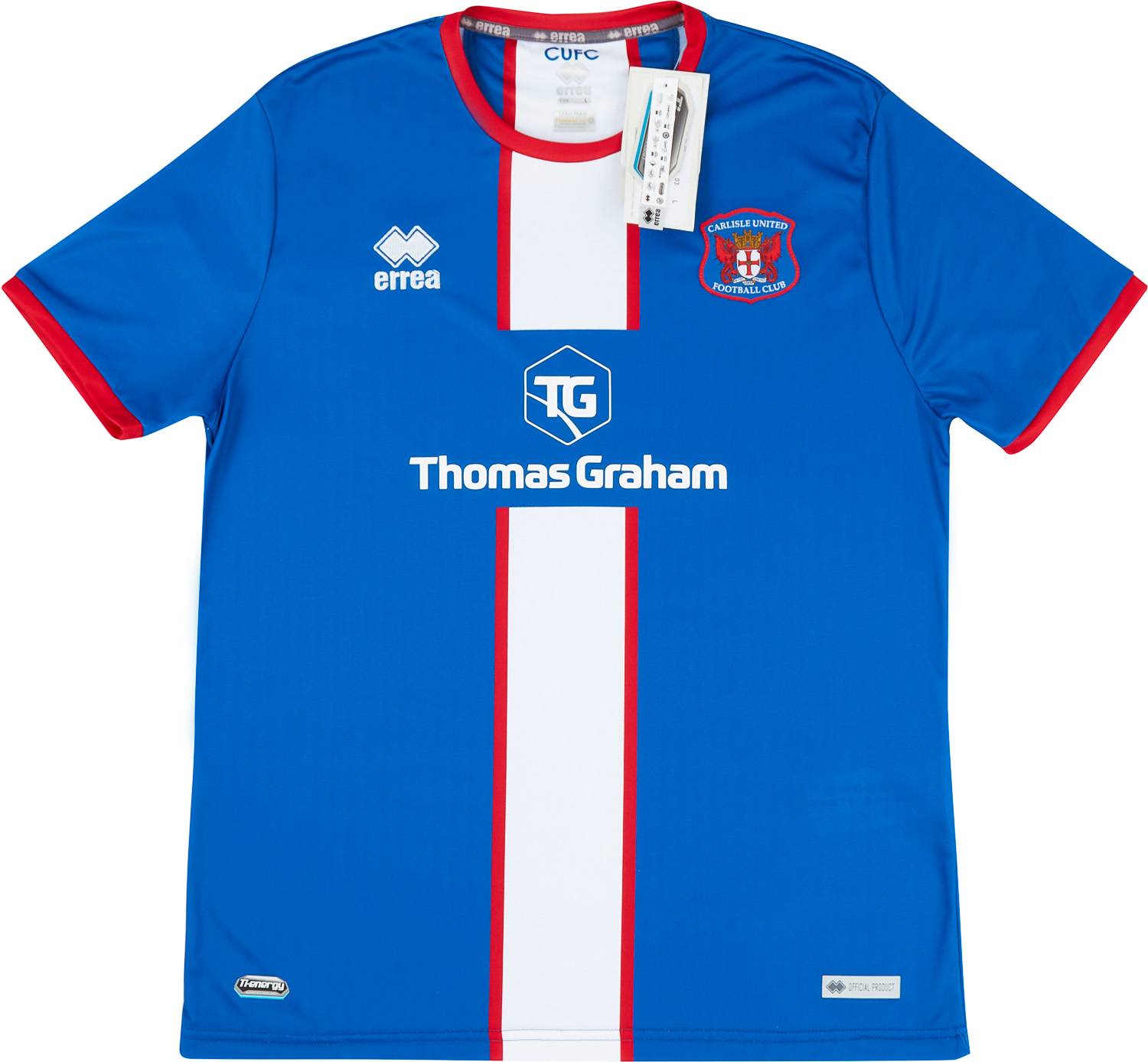 2021-22 Carlisle United Home Shirt