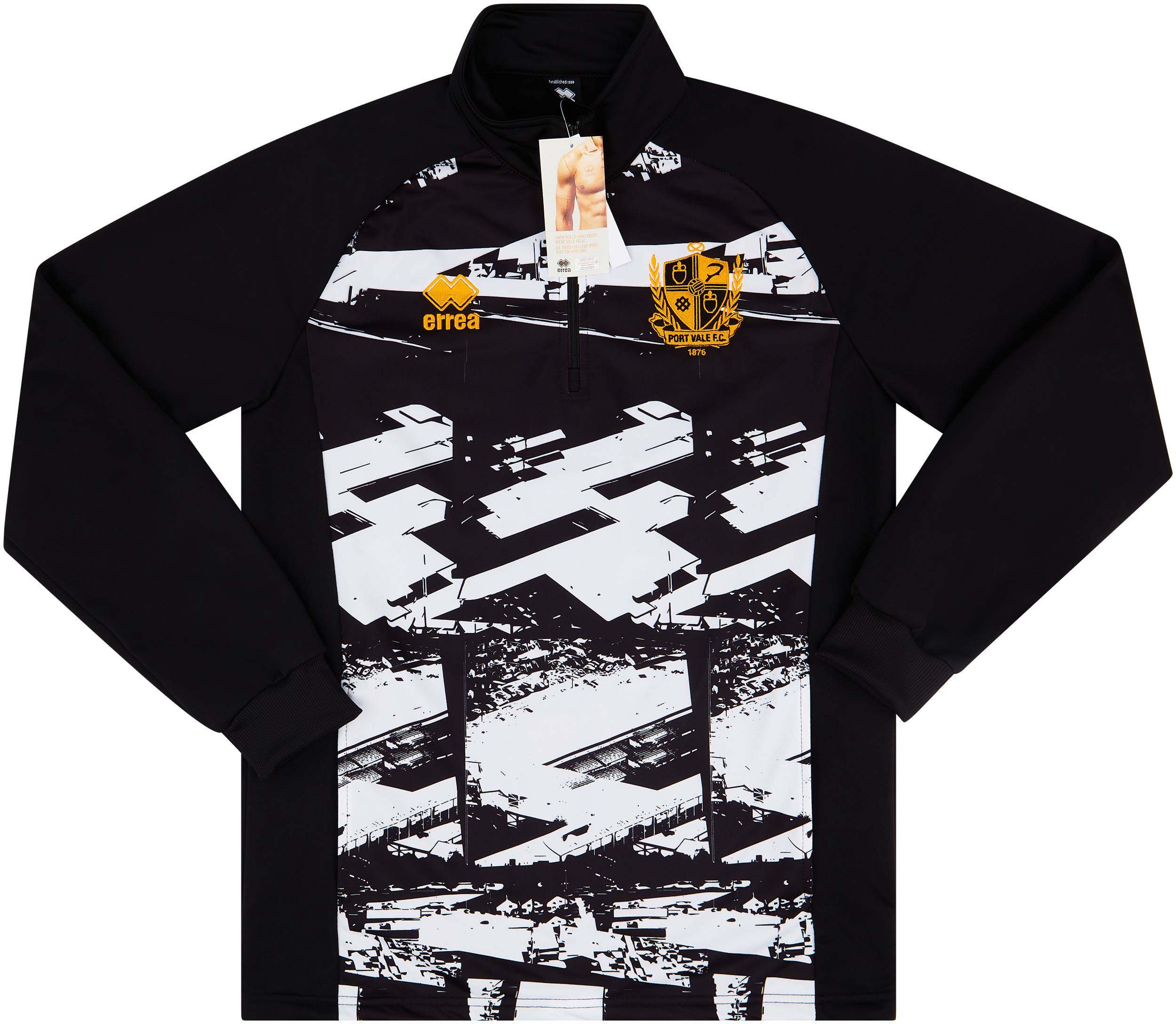 2022-23 Port Vale Errea 1/4 Zip Training Top (L)