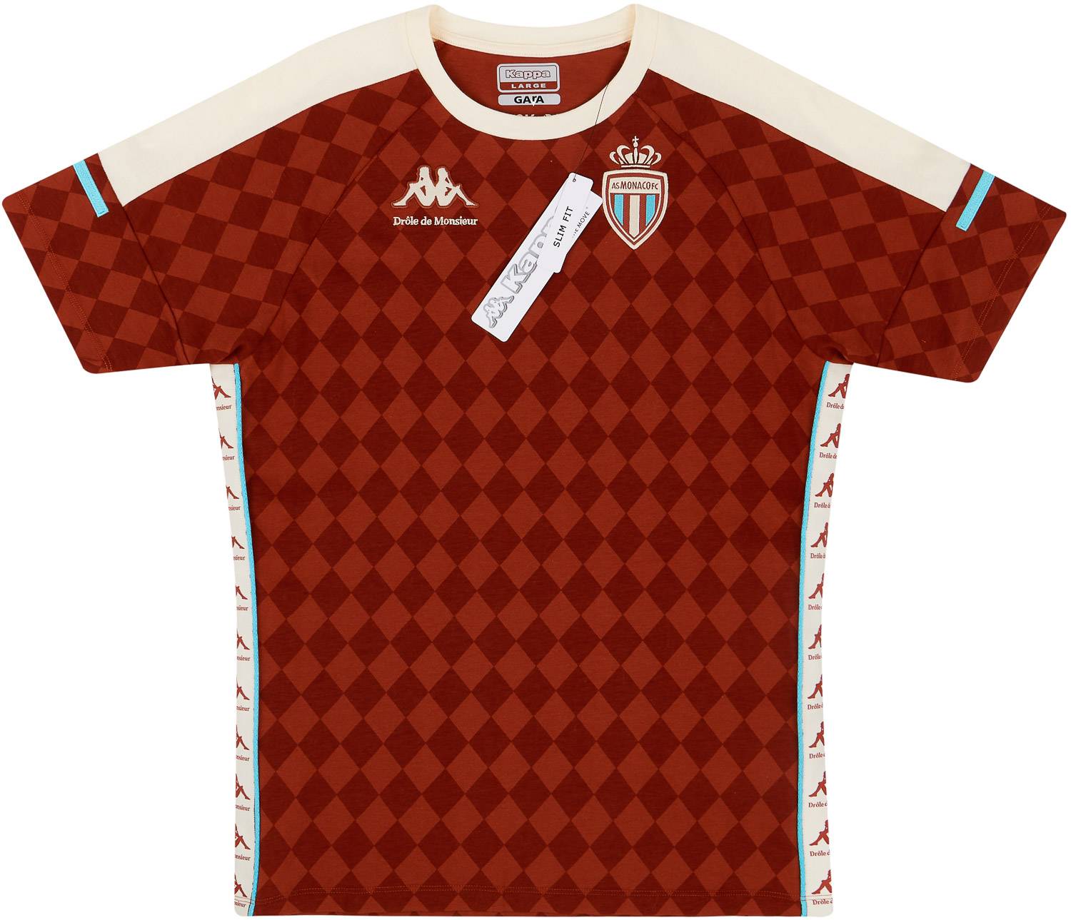 2022-23 Monaco 'Kappa x Drôle de Monsieur' Tee - NEW