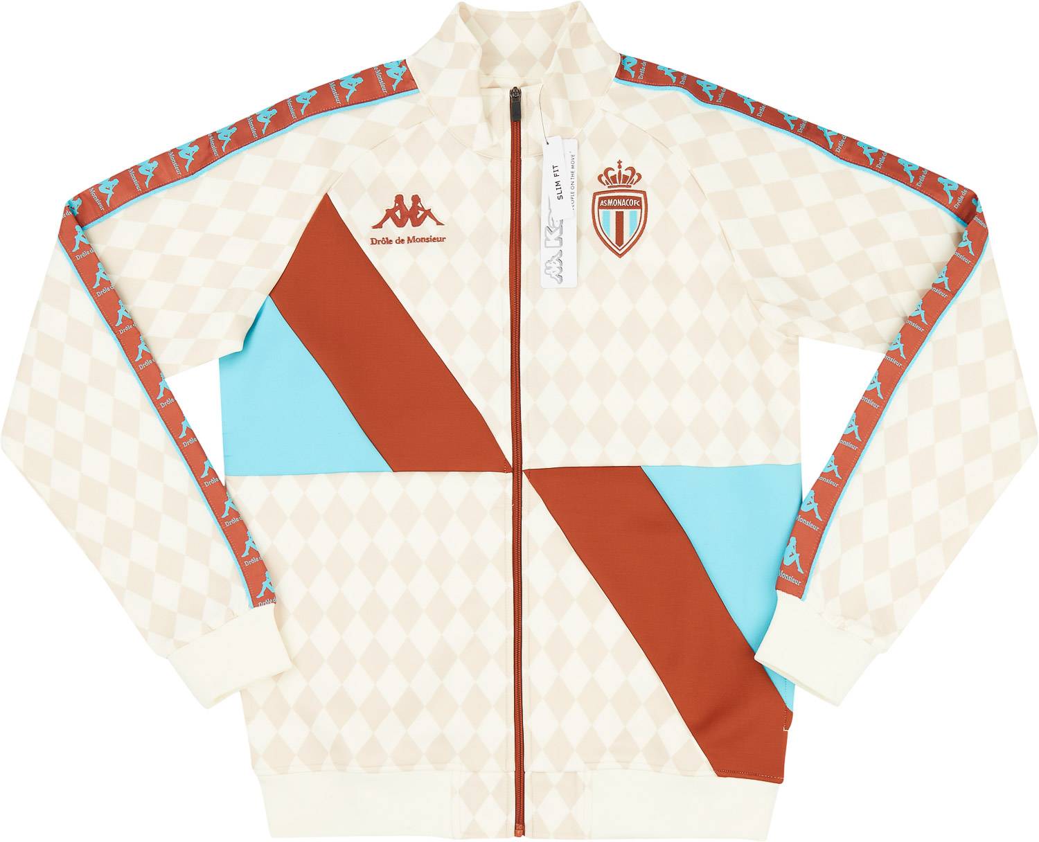 人気デザイナー 2022-23 Monaco 'Kappa x Drôle de Monsieur' Track Jacket - NEW トップス