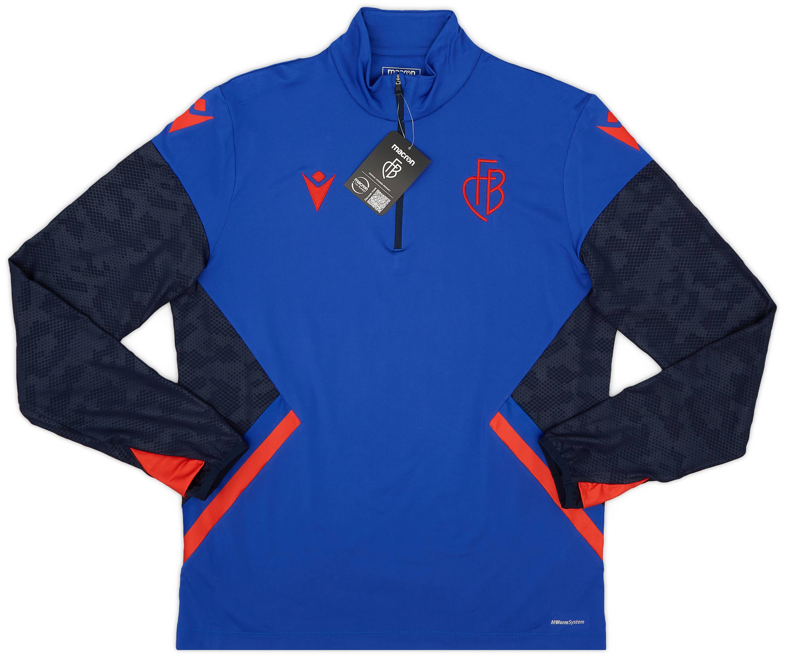 2022-23 FC Basel Macron 1/4 Zip Training Top