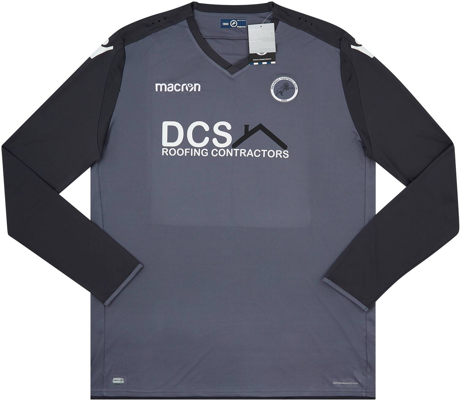 2018-19 Millwall Away L/S Shirt (6XL)