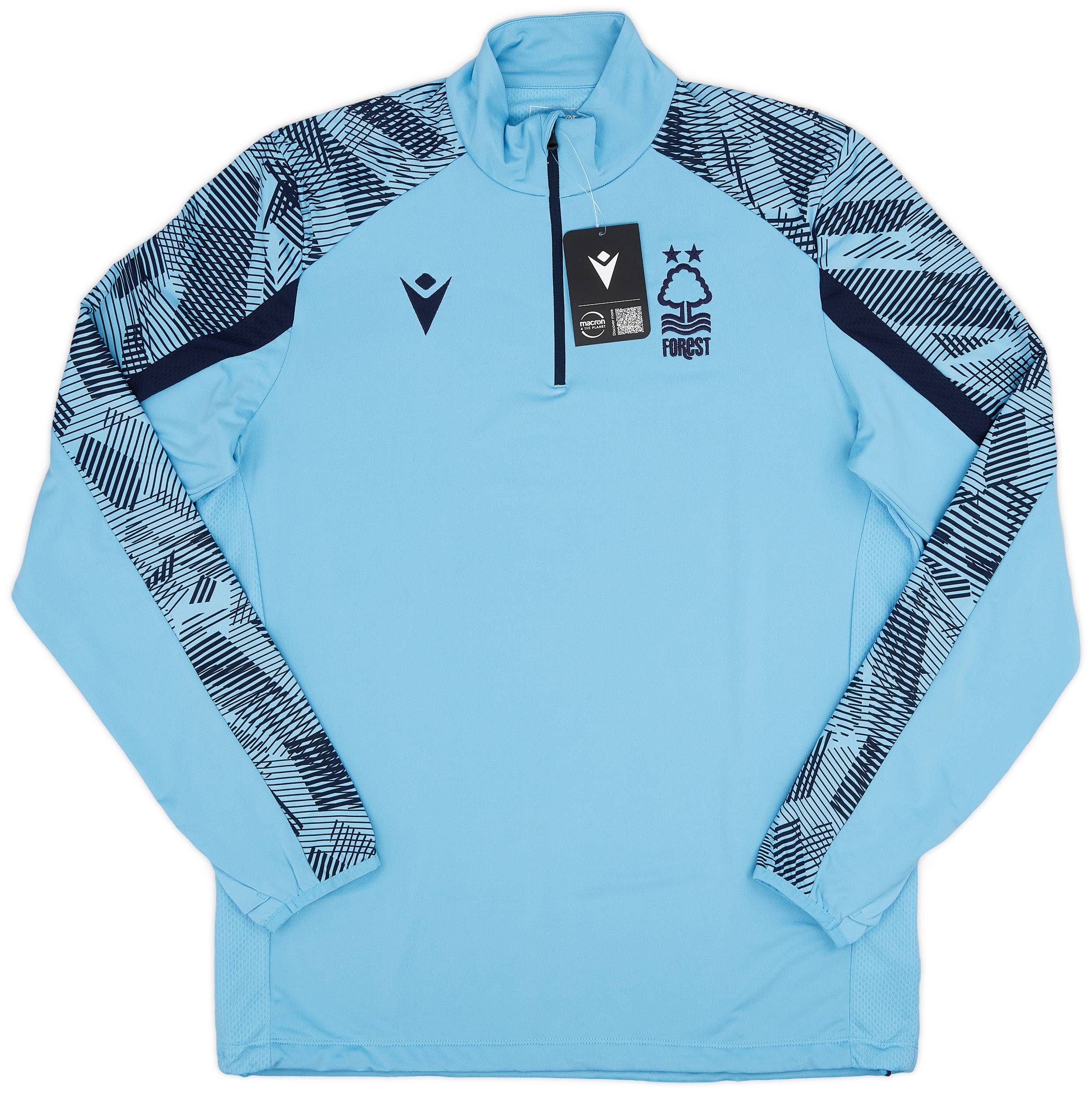 2022-23 Nottingham Forest Macron 1/4 Zip Training Top