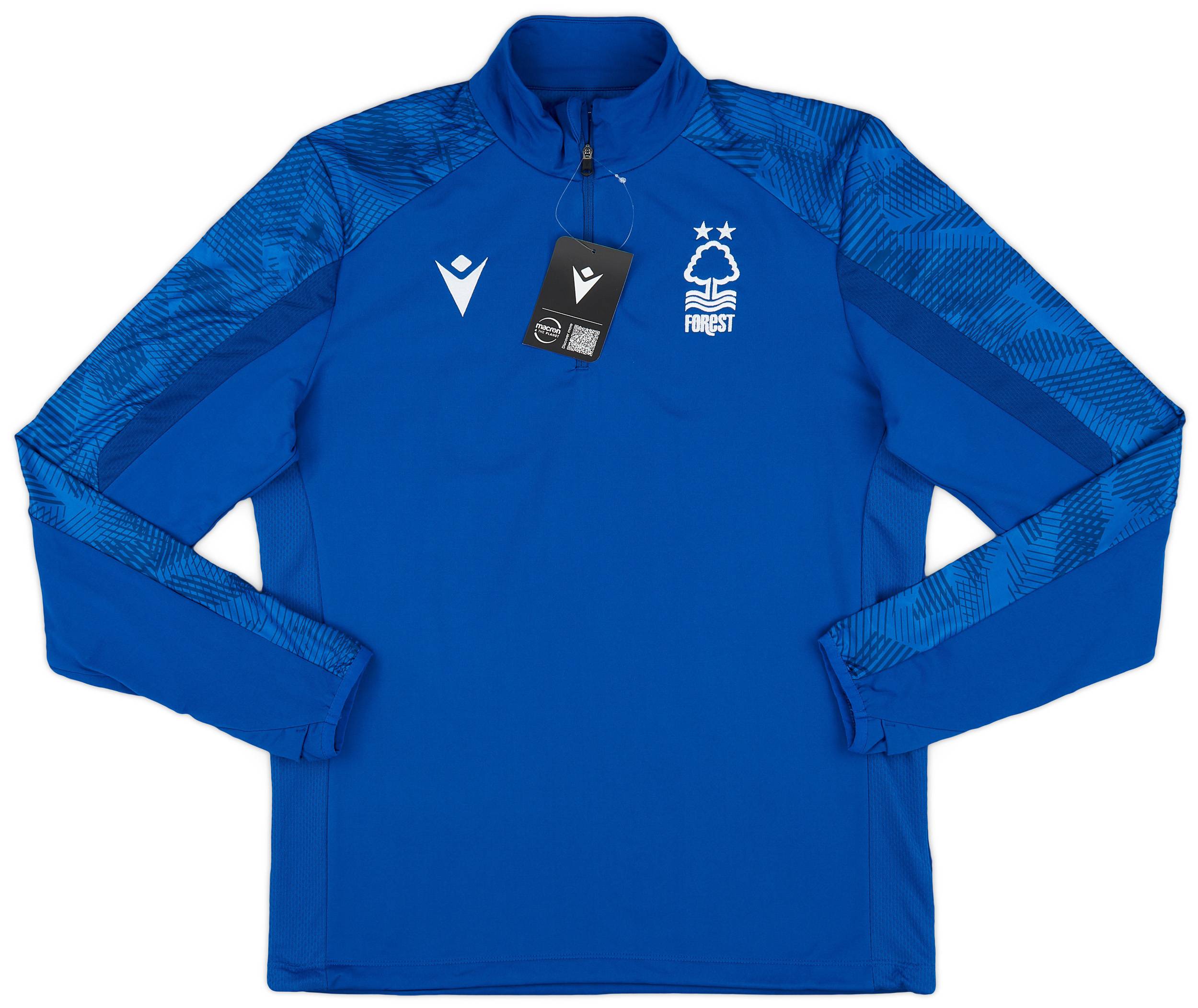 2022-23 Nottingham Forest Macron 1/4 Zip Training Top