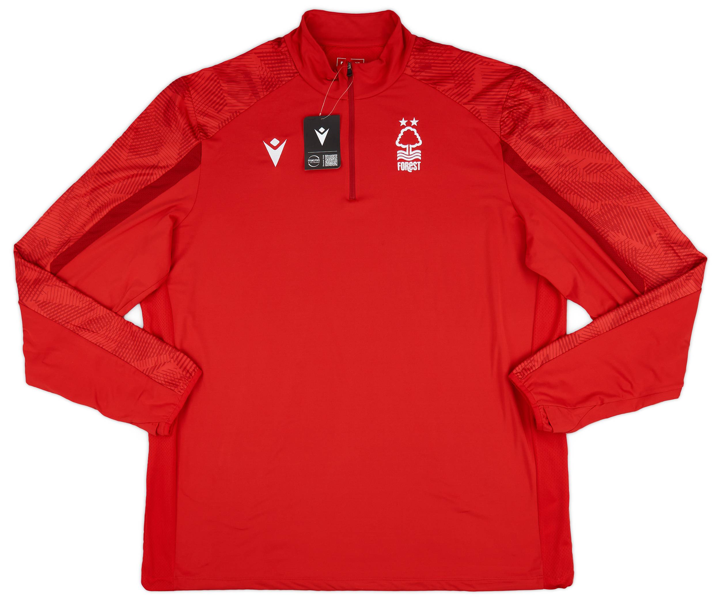2022-23 Nottingham Forest Macron 1/4 Zip Training Top - (5XL)