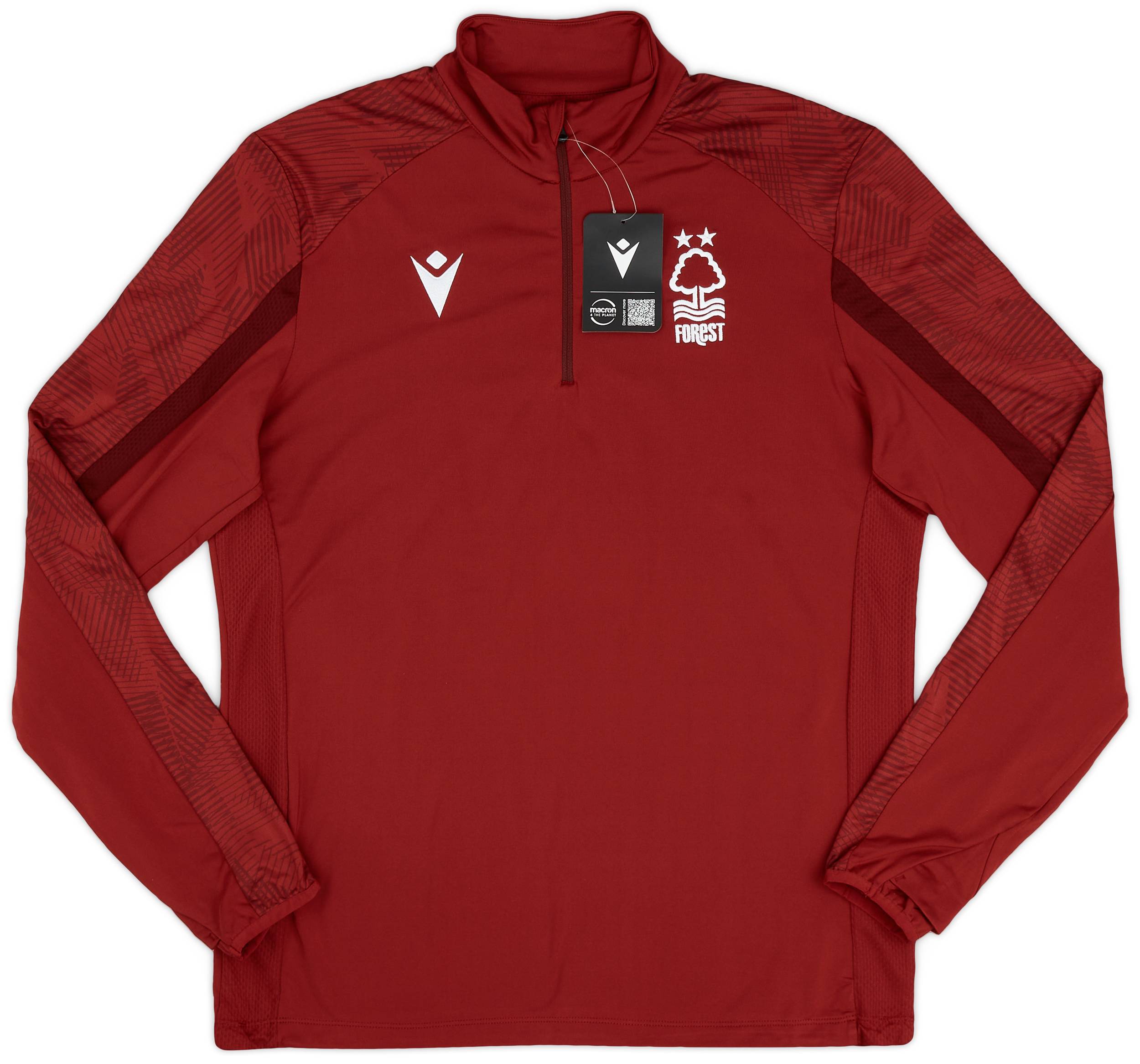 2022-23 Nottingham Forest Macron 1/4 Zip Training Top