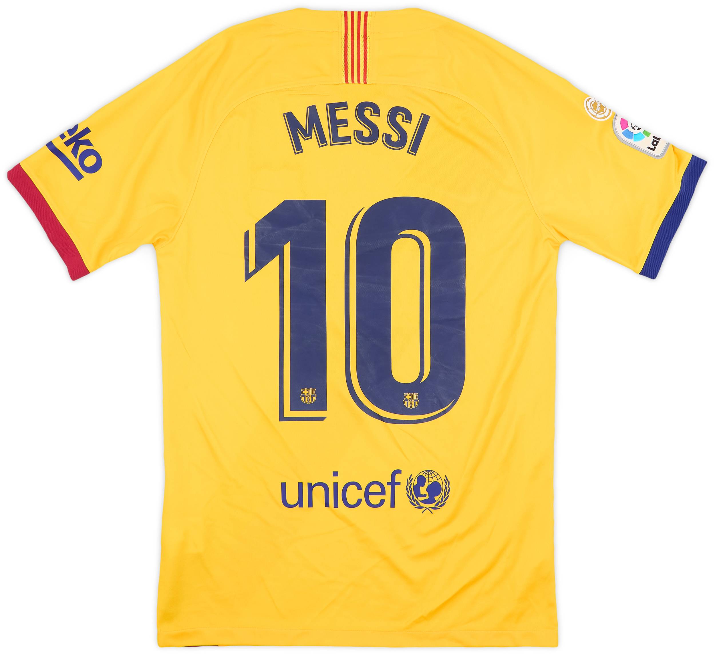 2019-20 Barcelona Away Shirt Messi #10 - 7/10 - (S)