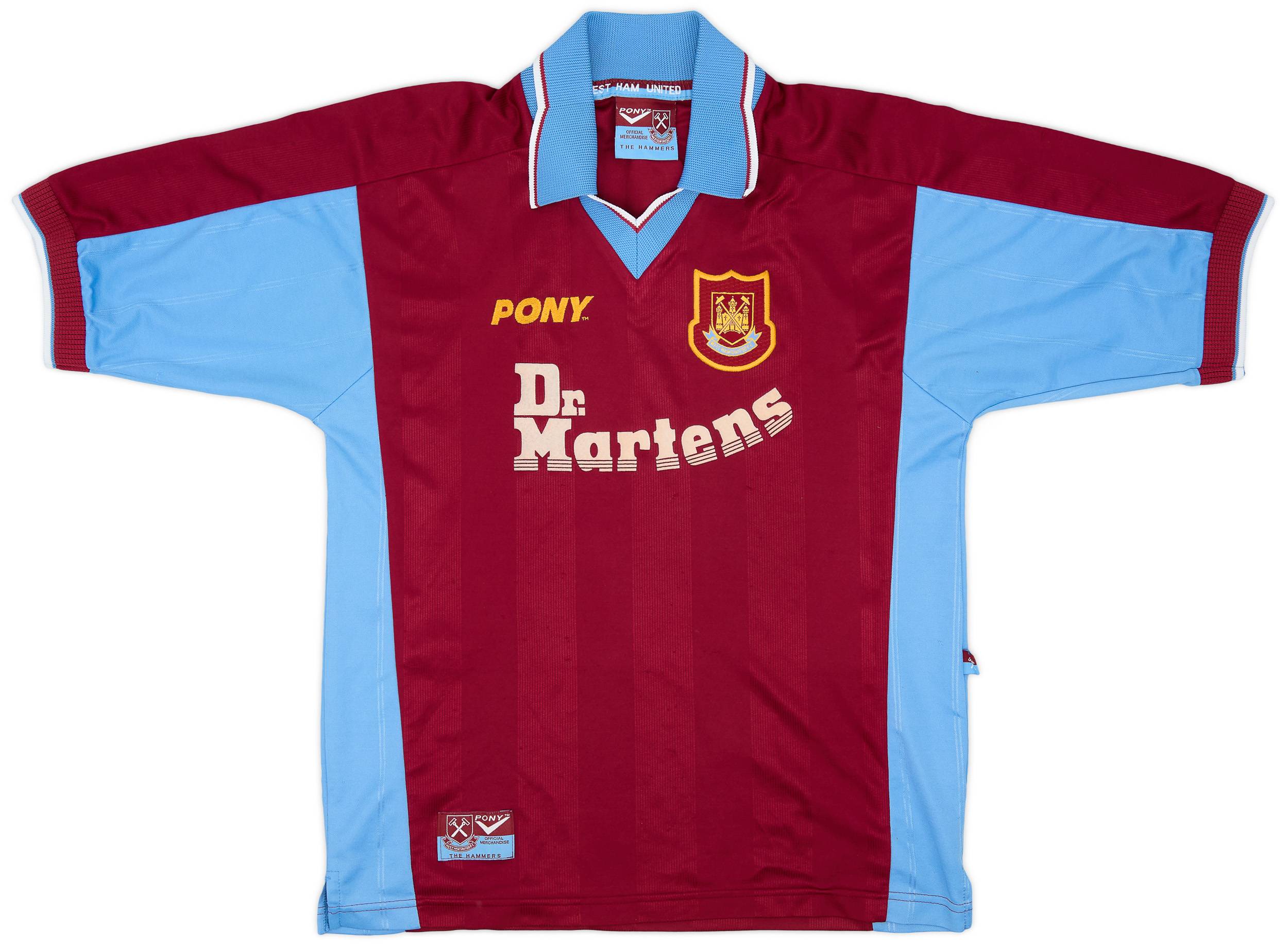 1998-99 West Ham Home Shirt Cole #26 - 8/10 - (S)