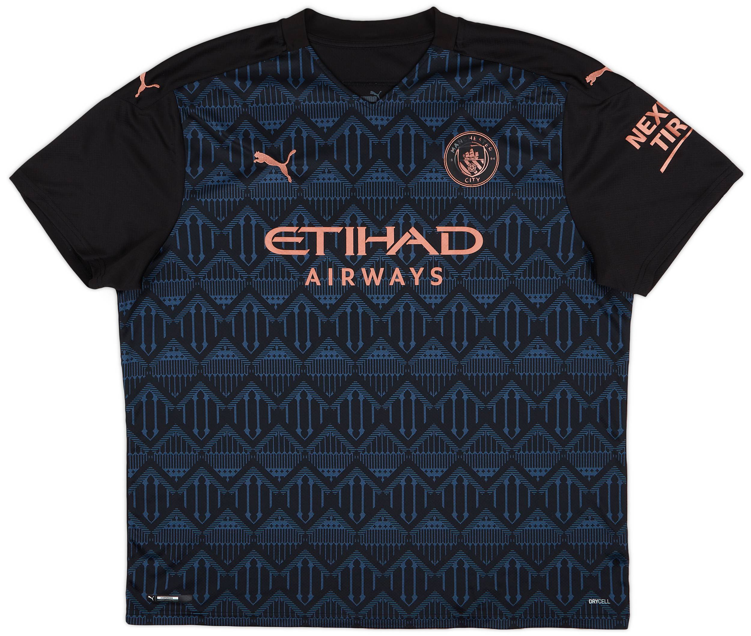 2020-21 Manchester City Away Shirt - 4/10 - (3XL)