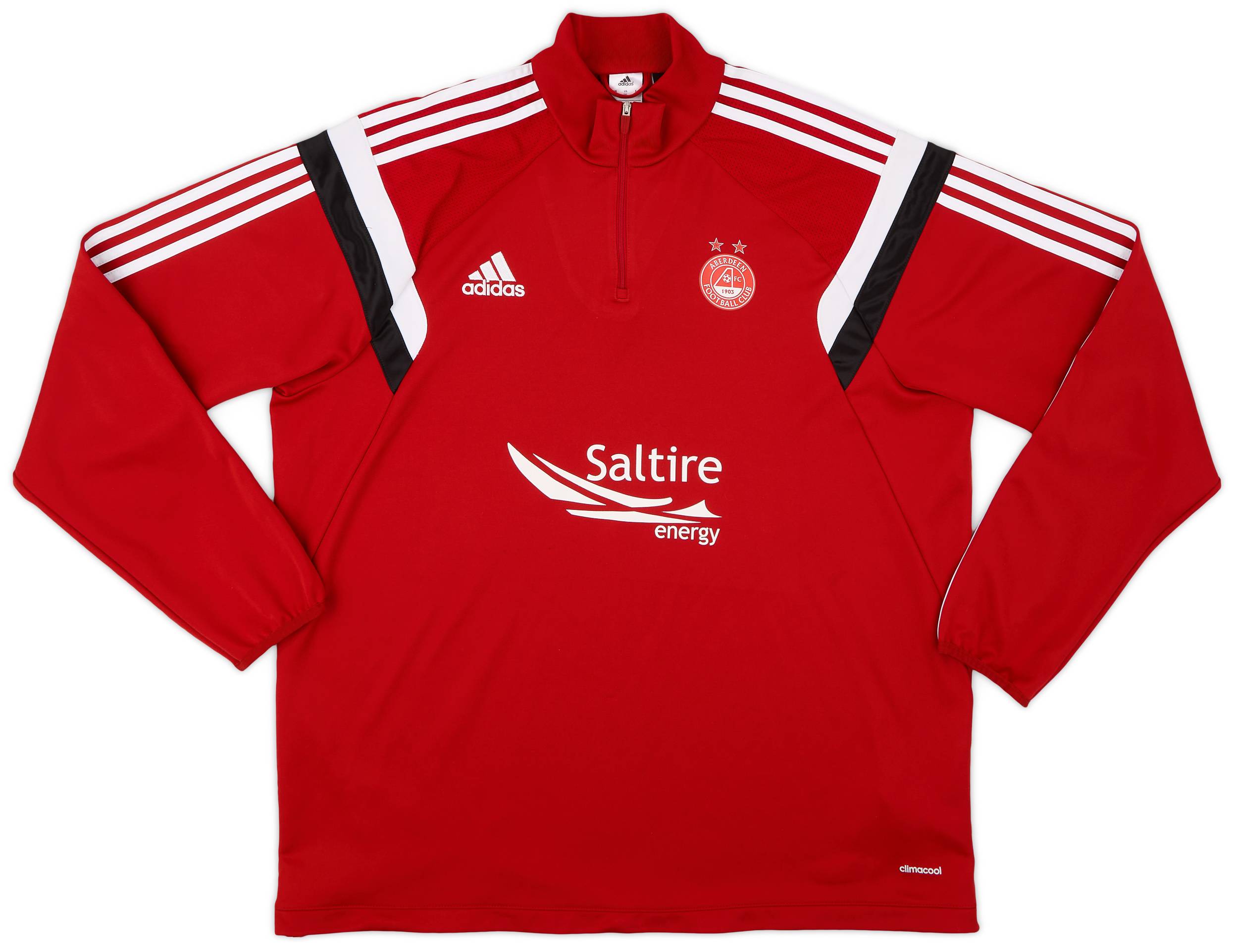 2014-15 Aberdeen adidas 1/4 Zip Training Top - 9/10 - (XXL)