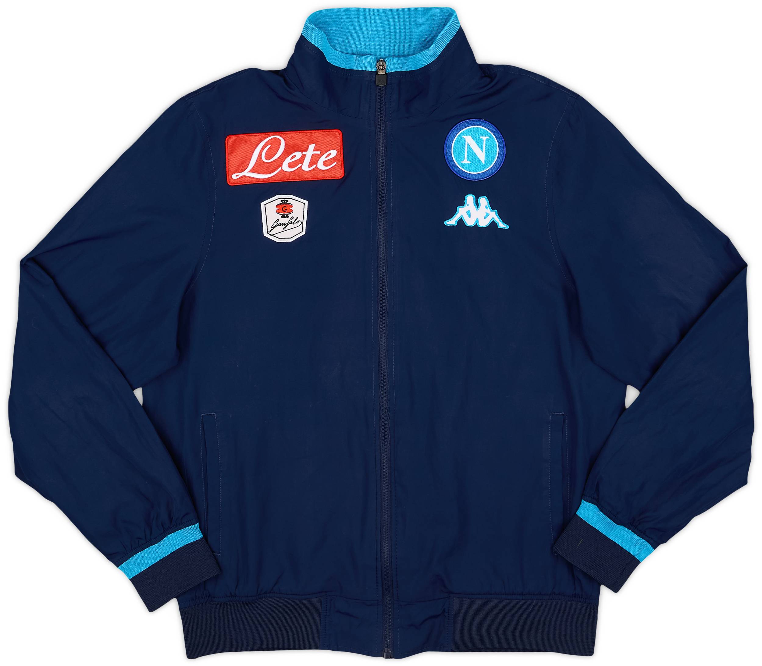 2015 16 Napoli Kappa Track Jacket 8 10 M