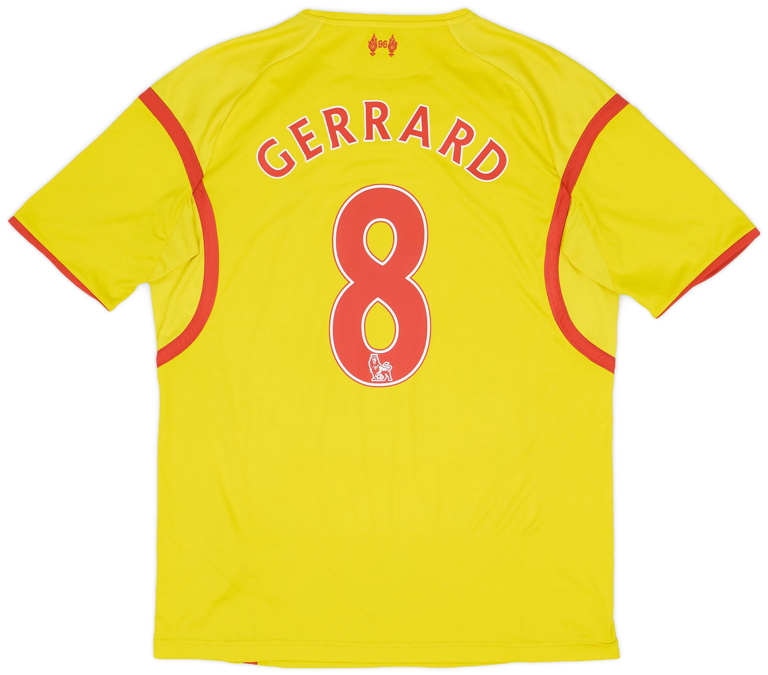 2014-15 Liverpool Away Shirt Gerrard #8 - 6/10 - (L)