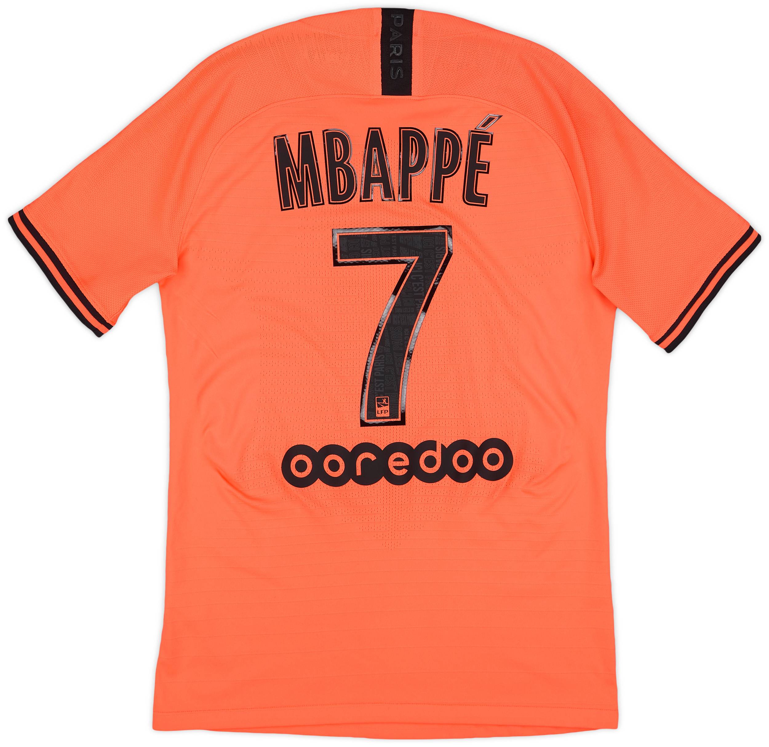 2019-20 Paris Saint-Germain Authentic Away Shirt Mbappe #7 - 7/10 - (S)