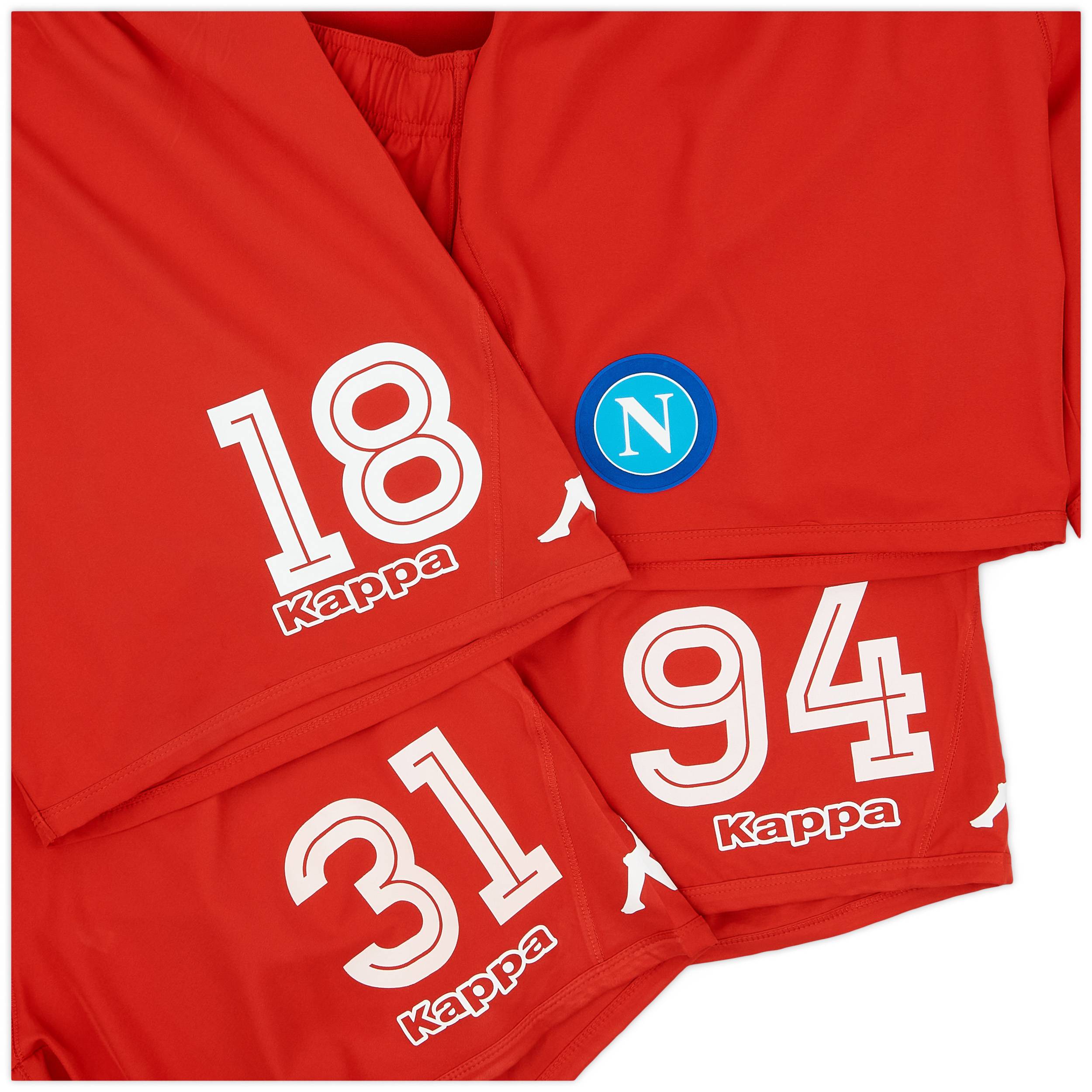 2015-16 Napoli Player Issue Third Shorts # - 3/10