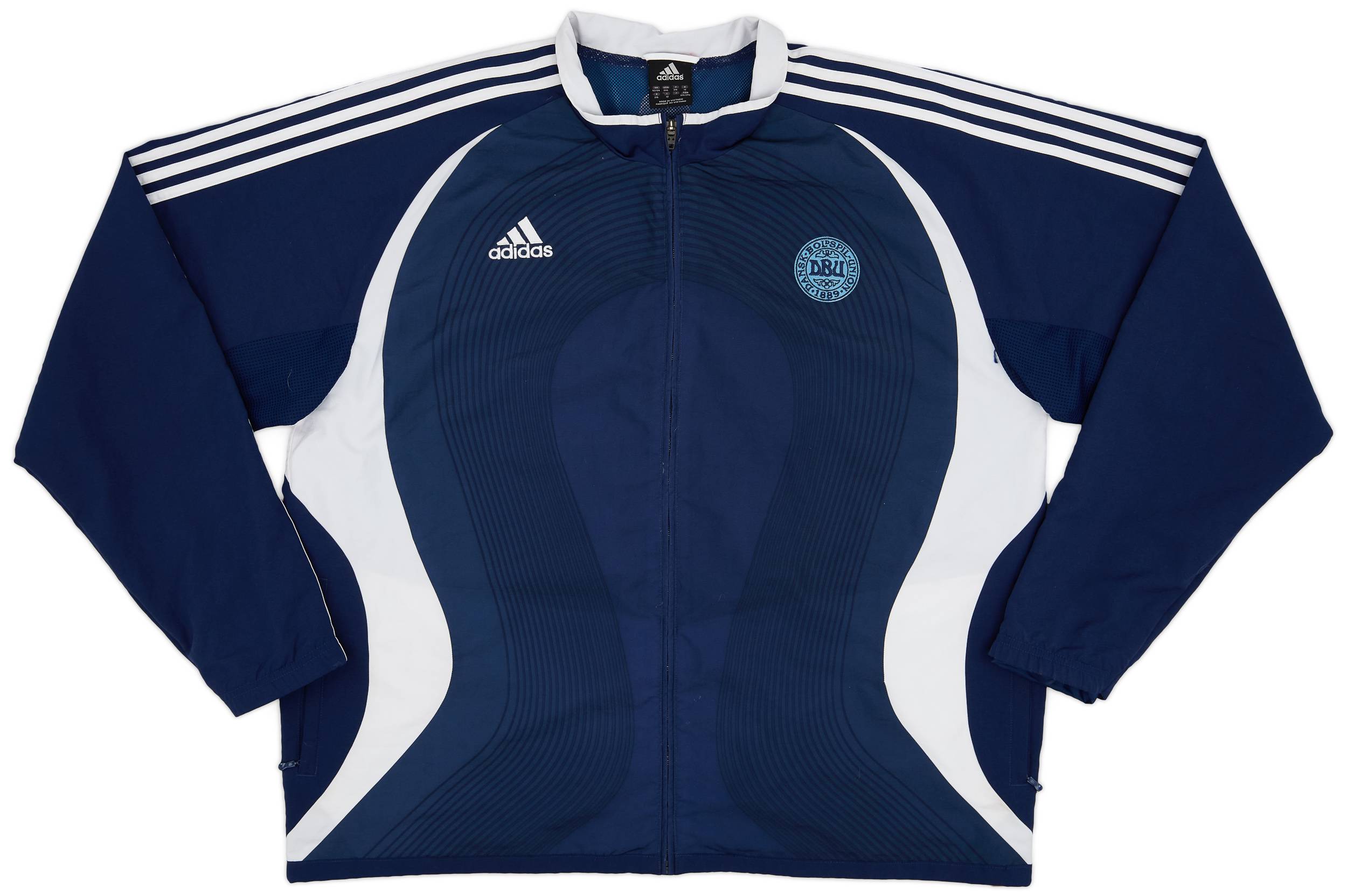 2006 08 Denmark adidas Track Jacket 8 10 XXL 3XL