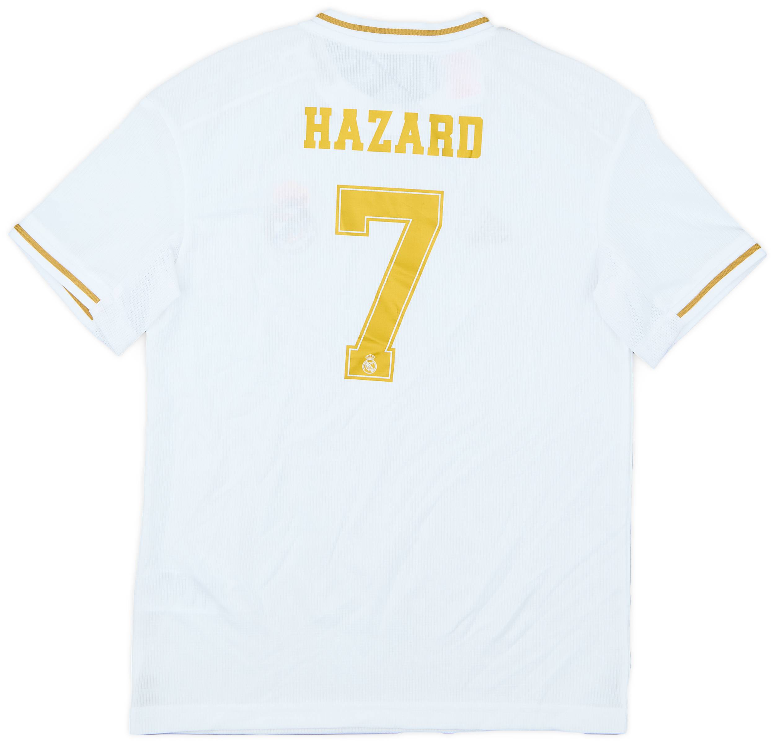 2019-20 Real Madrid Home Shirt Hazard #7 - 9/10 - (M.Boys)