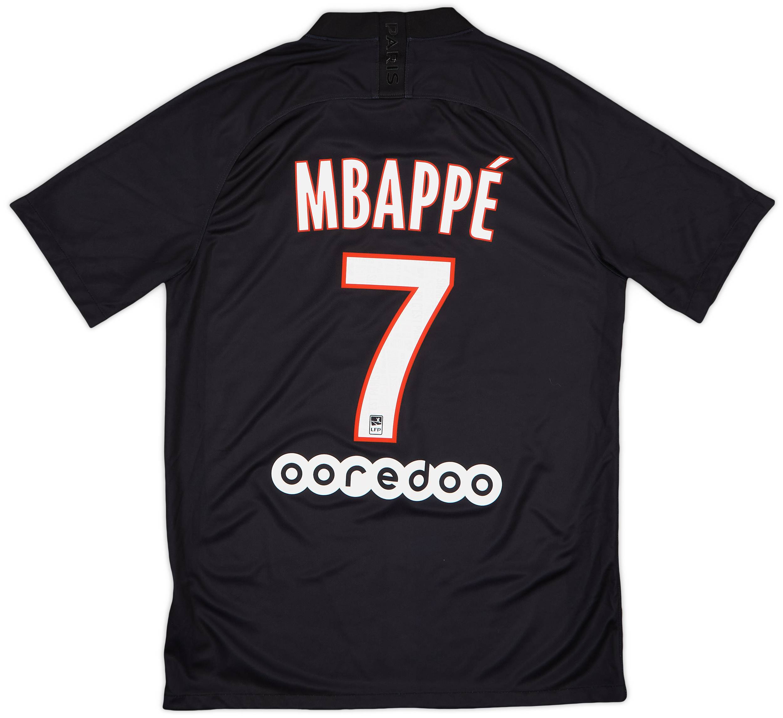 2019-20 Paris Saint-Germain Fourth Shirt Mbappe #7 - 7/10 - (M)