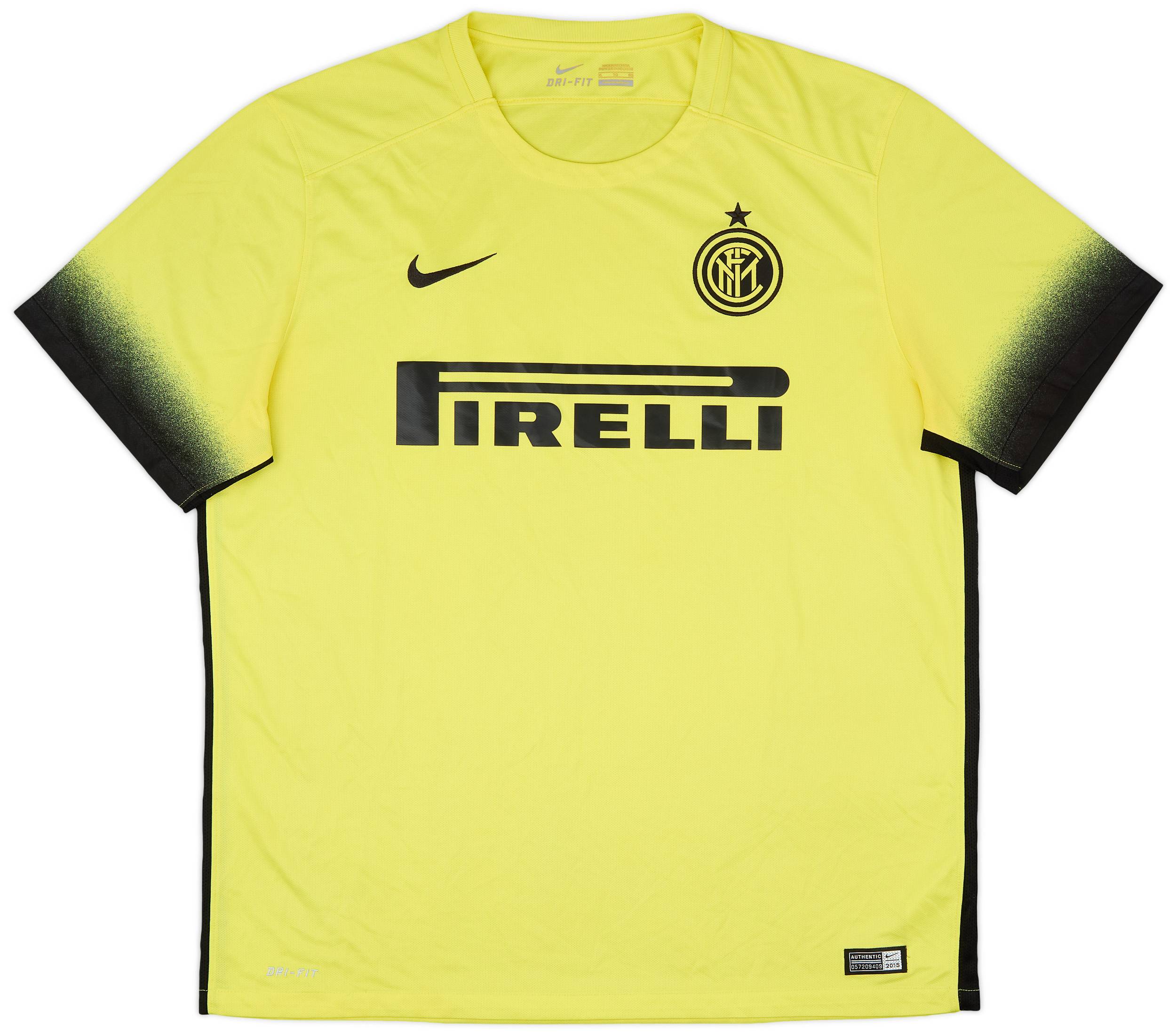 2015-16 Inter Milan Third Shirt - 7/10 - (XL)