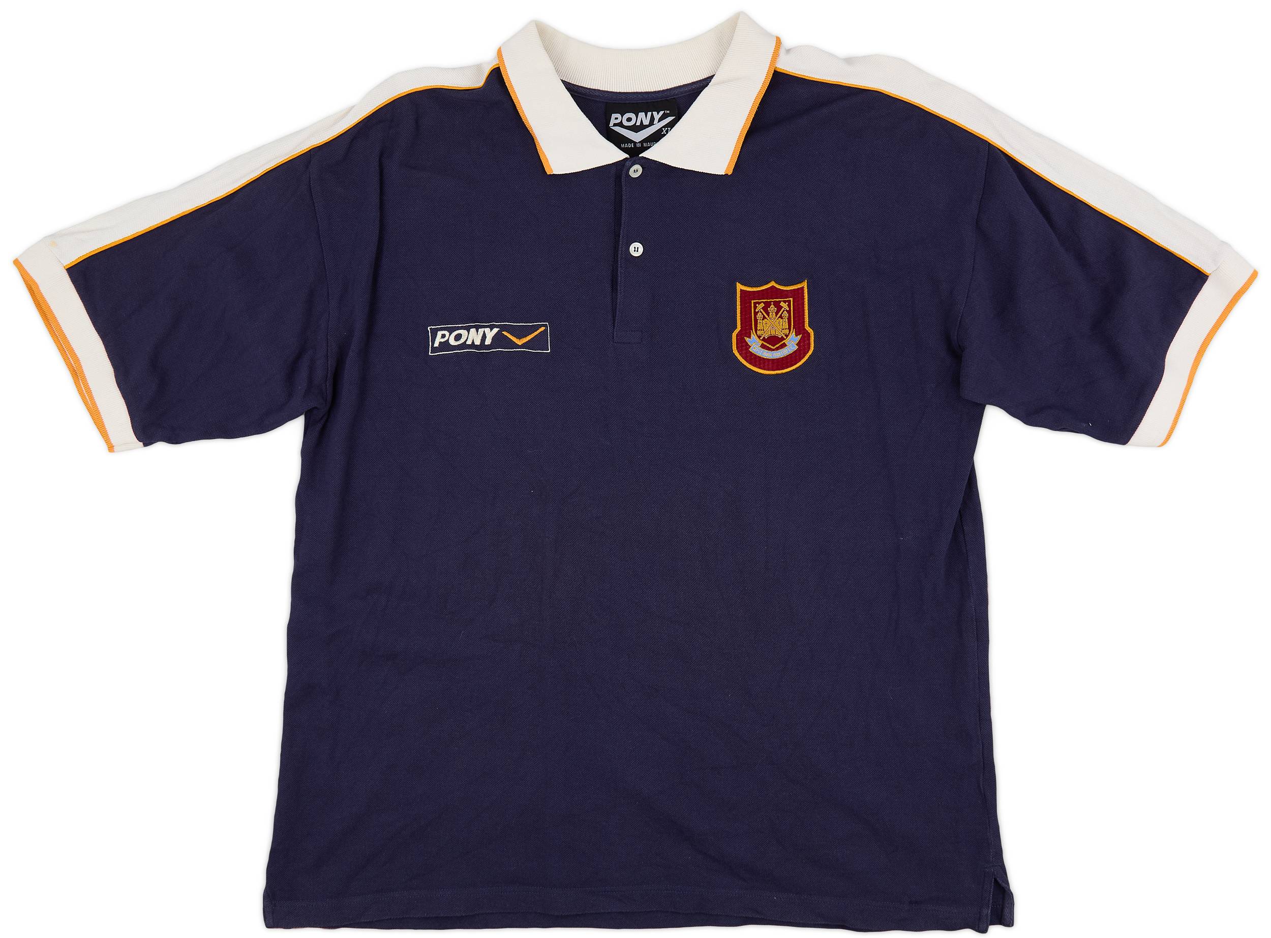 1997-98 West Ham Pony Polo Shirt - 8/10 - (XL)