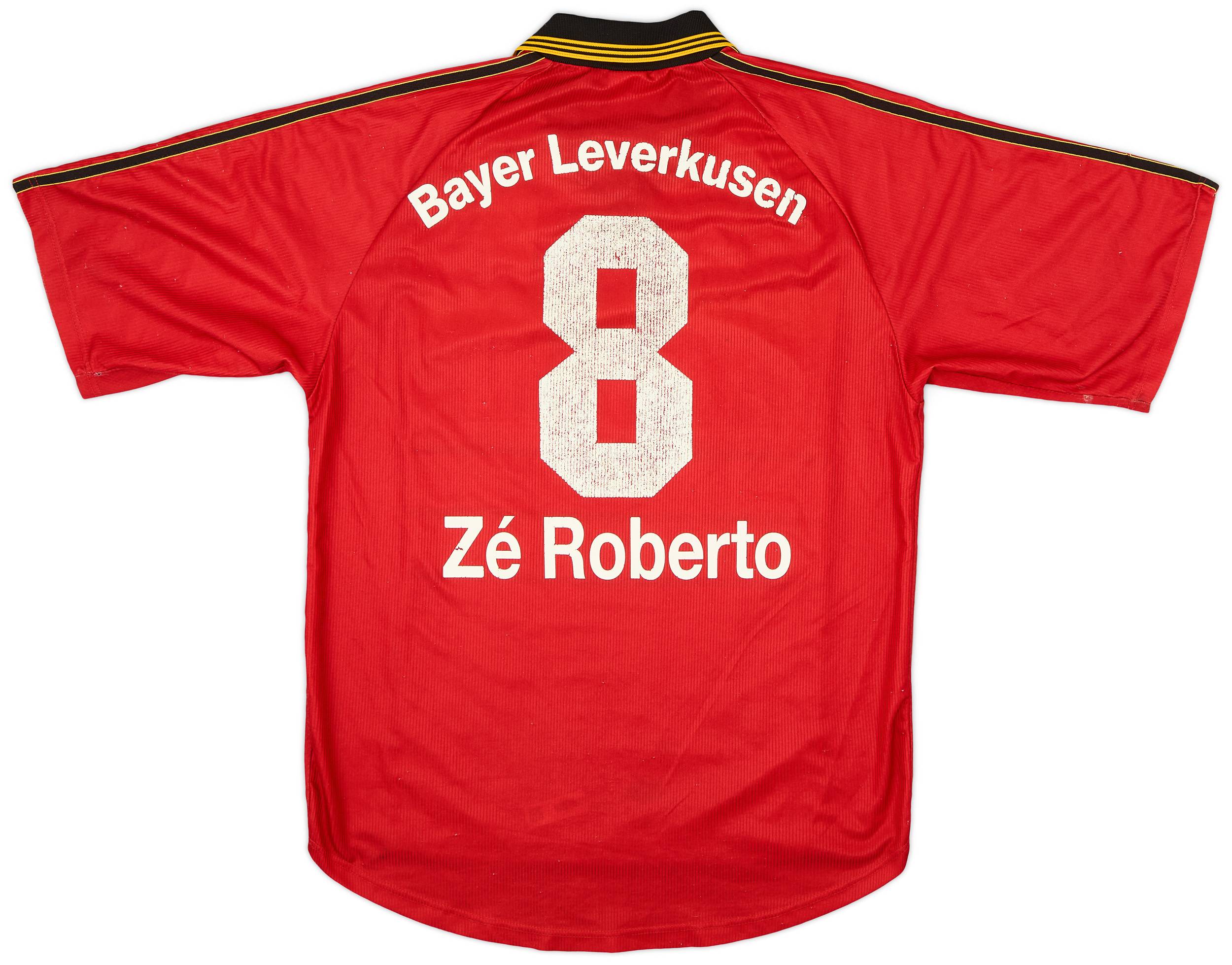 1998-00 Bayer Leverkusen Home Shirt Ze Roberto #8 - 5/10 - (M)