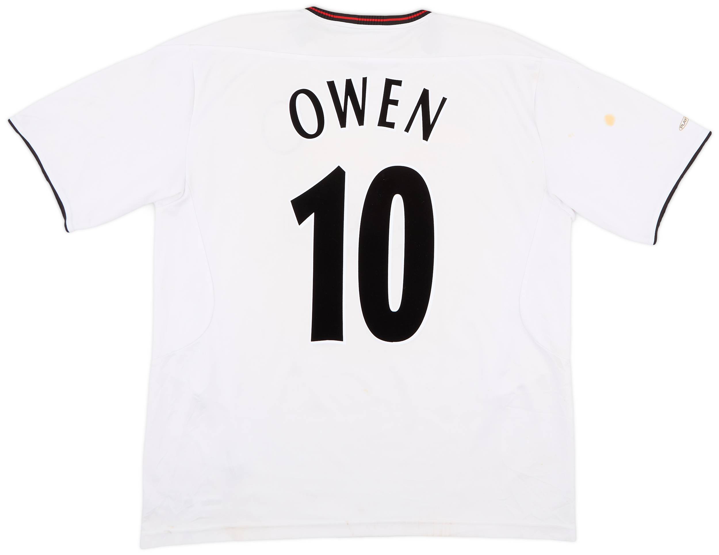 2003-04 Liverpool Away Shirt Owen #10 - 5/10 - (L)