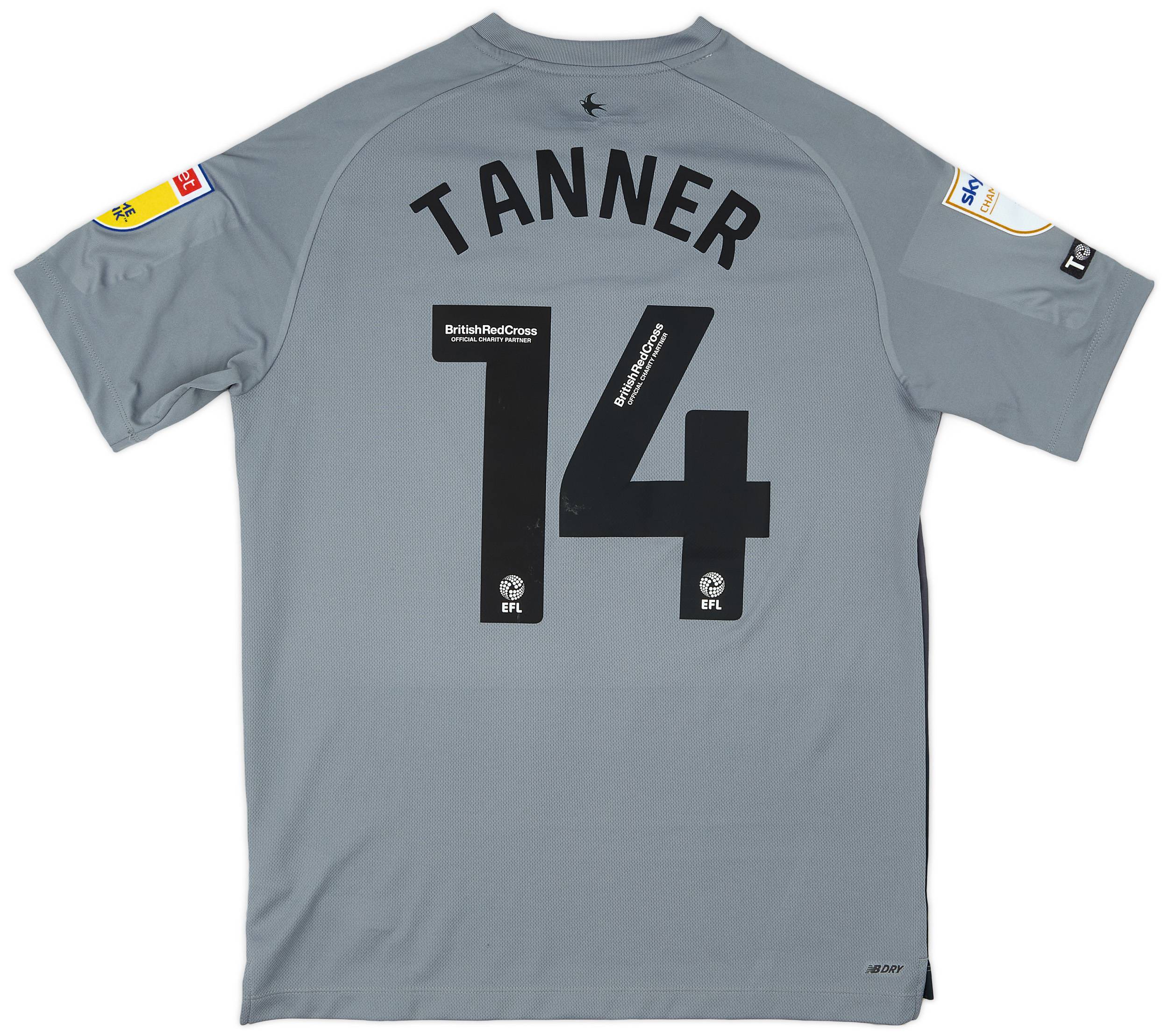 2022-23 Cardiff Match Issue Away Shirt Tanner #14