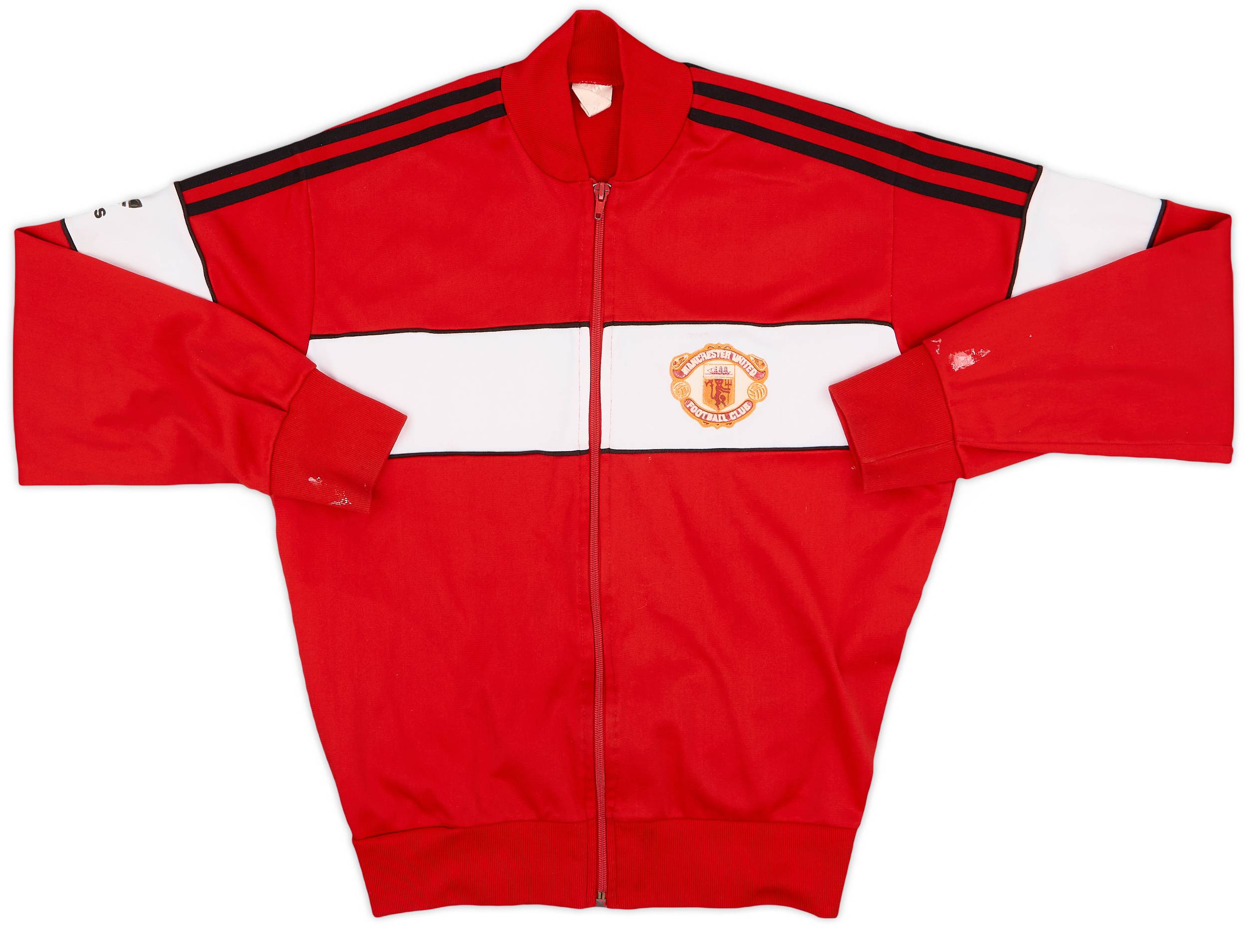 1984-86 Manchester United adidas Track Jacket - 6/10 - (L.Boys)
