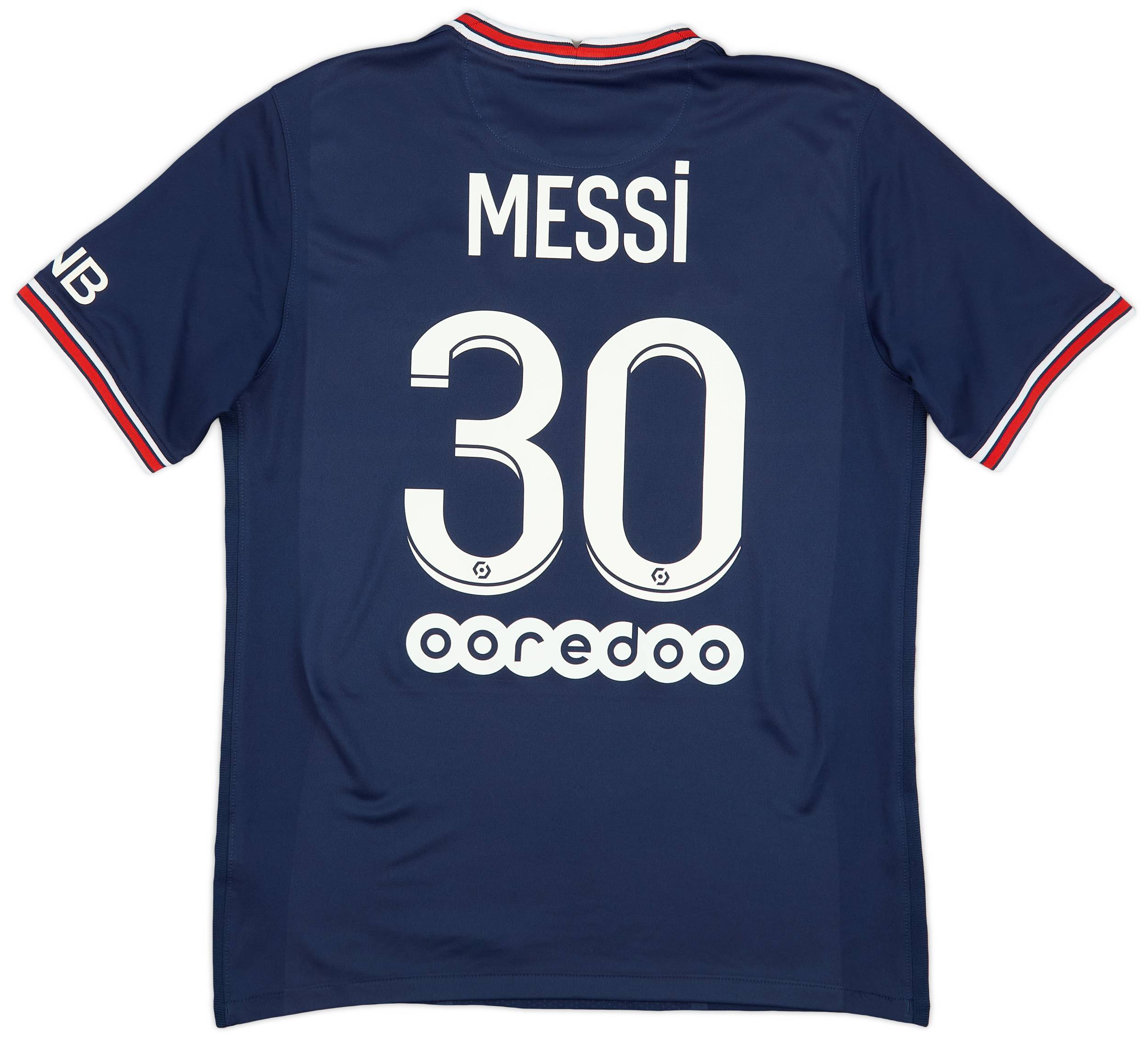 2021-22 Paris Saint-Germain Home Shirt Messi #30 - 6/10 - (M)