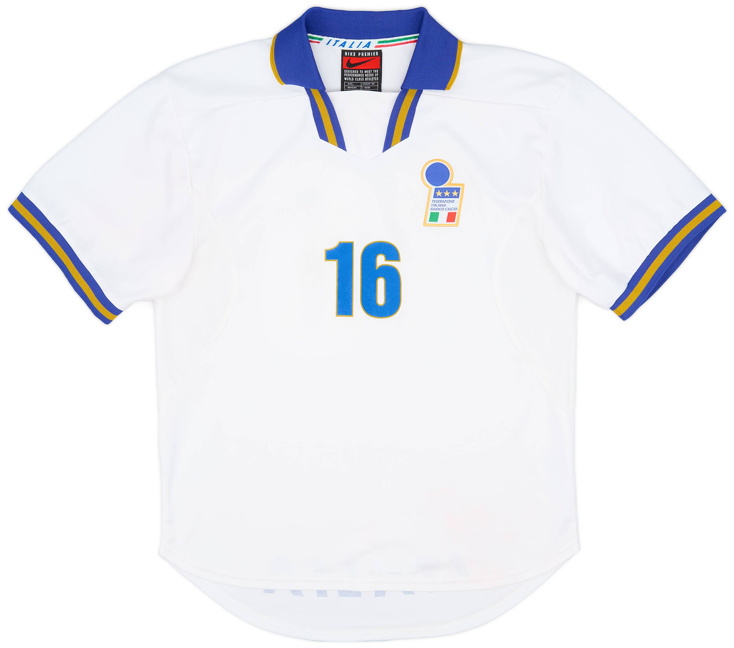 1996-97 Italy Player Issue Away Shirt #16 - 7/10 - (L)