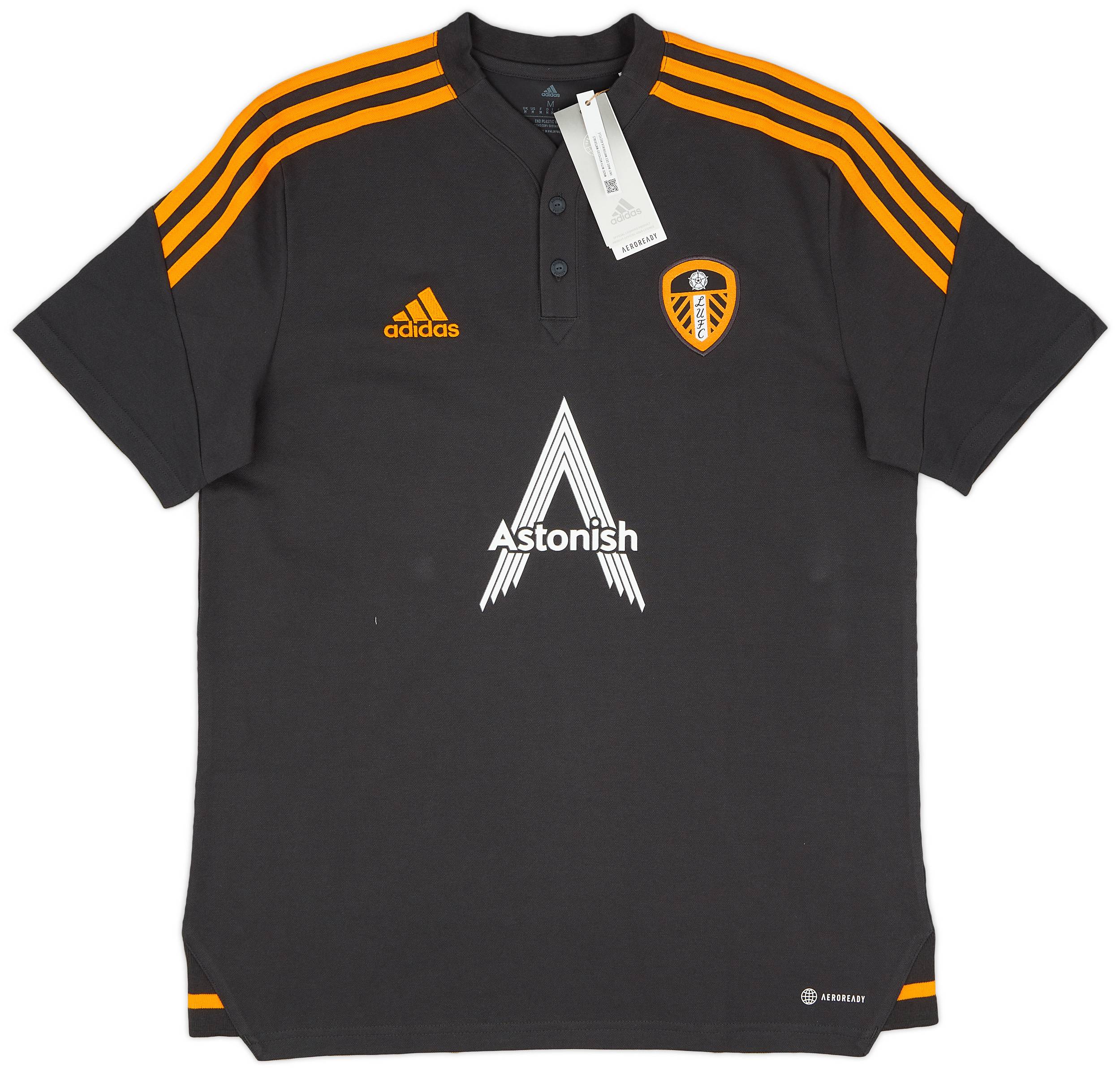 2022-23 Leeds United Player Issue Polo T-Shirt