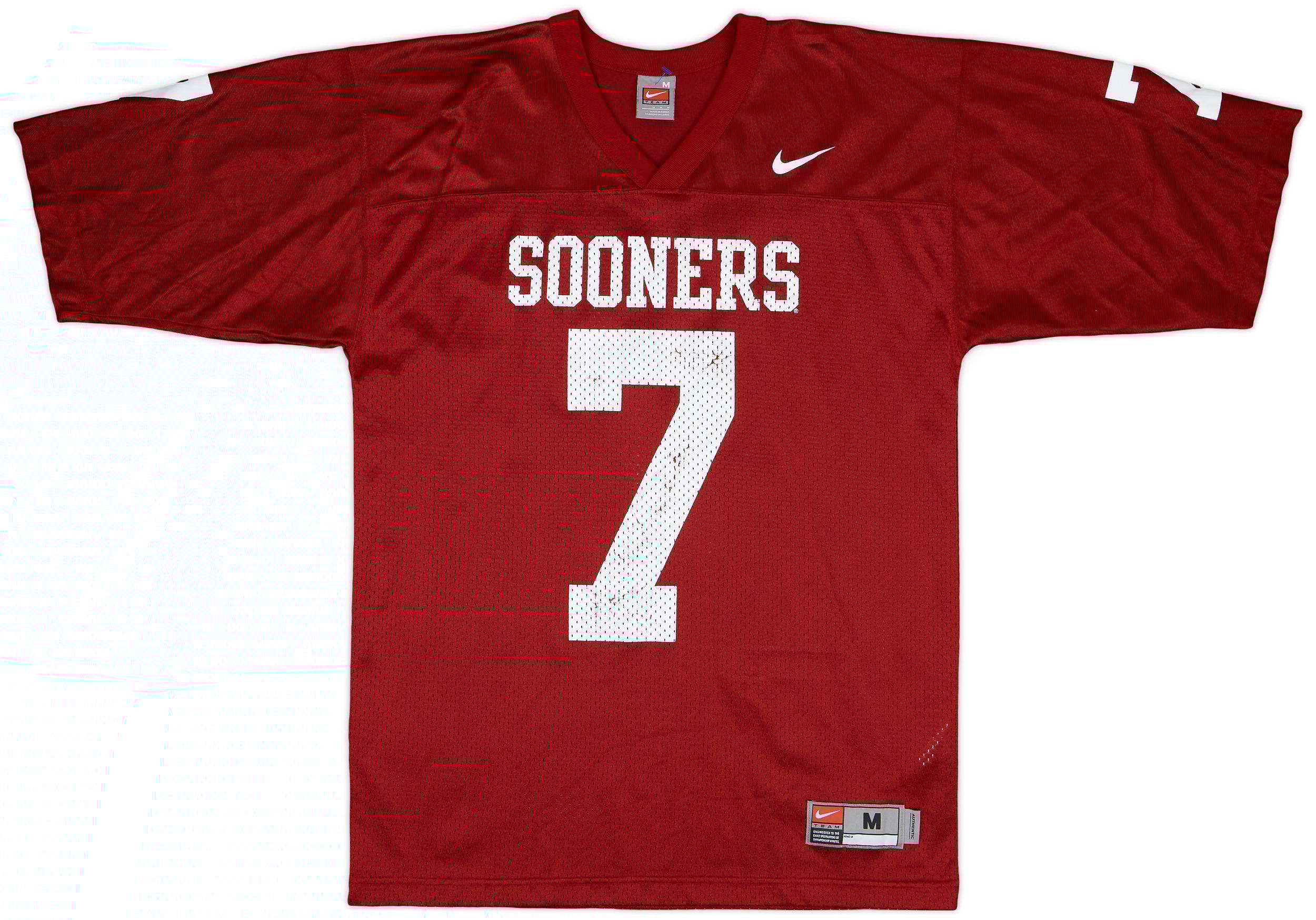 2006-08 Oklahoma Sooners Murray #7 Nike Home Jersey - 5/10 - (M)