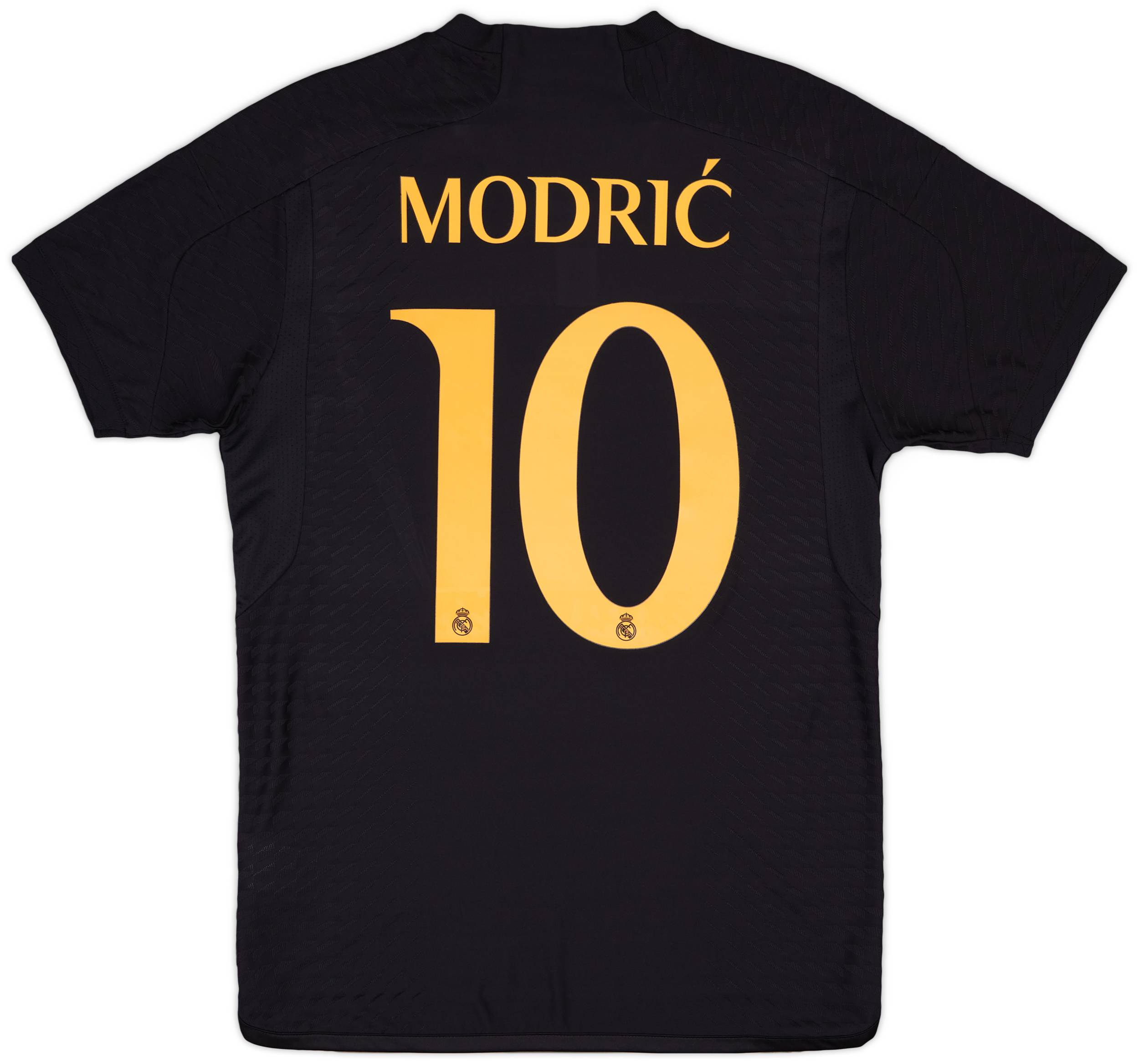 春夏新作 Real 2023-24 Madrid #10 Modric Shirt Third Authentic ウェア