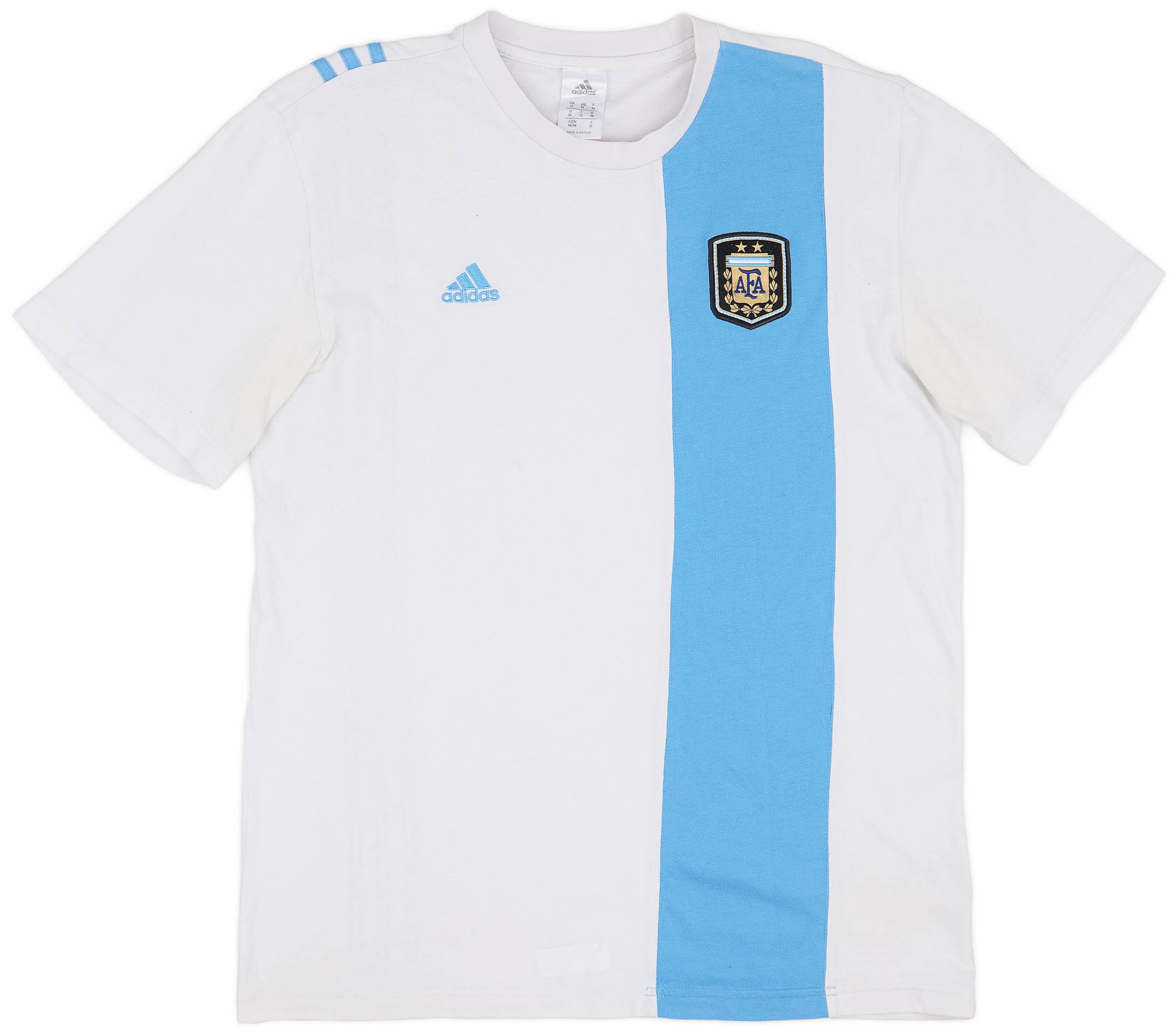 2013 14 Argentina adidas Cotton Training Shirt 6 10 M