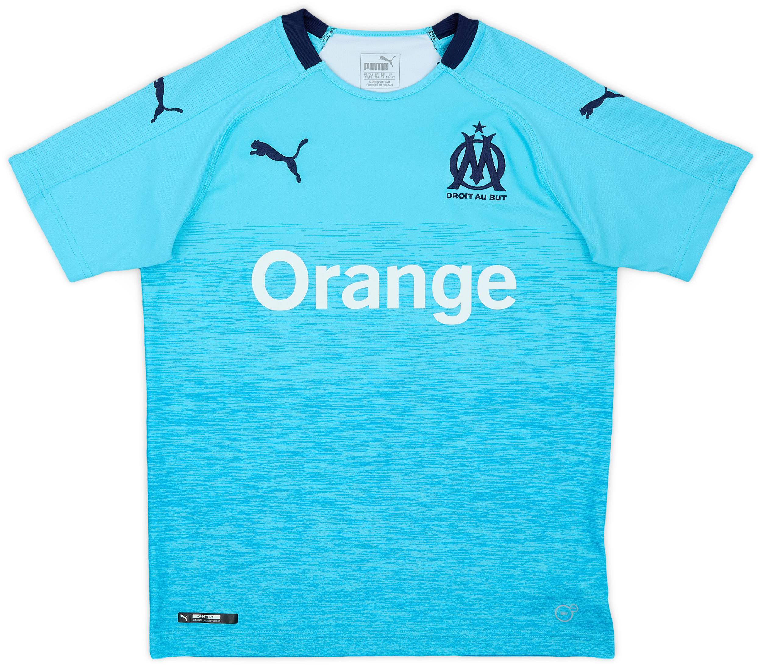 2018-19 Olympique Marseille Third Shirt - 10/10 - (XL.Boys)