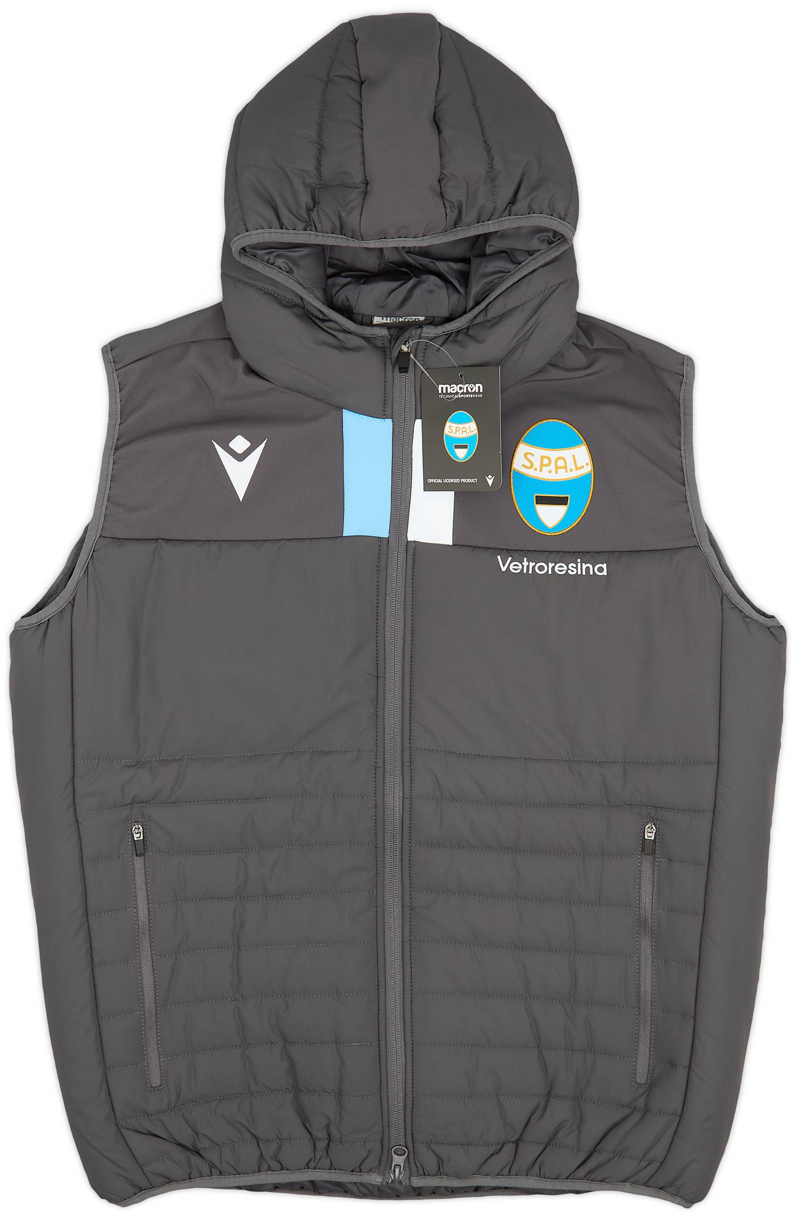 2019-20 SPAL Macron Padded Gilet (M)