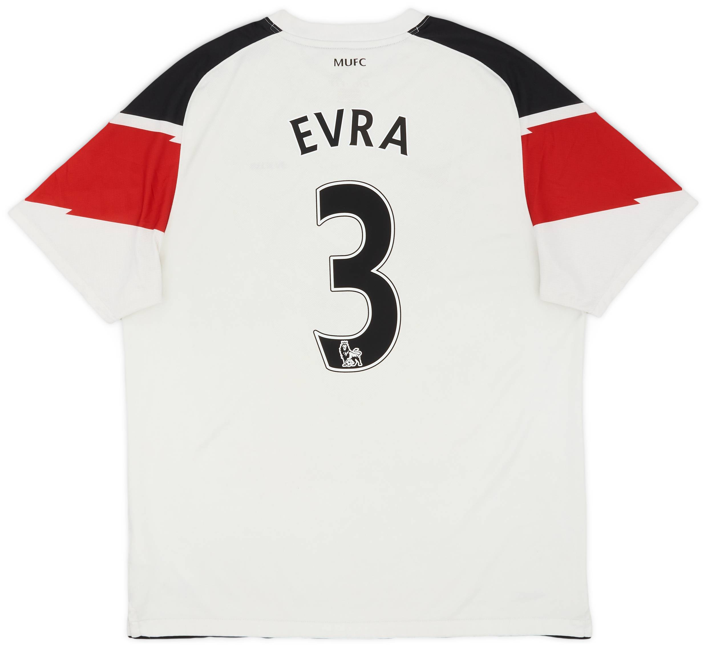2010-12 Manchester United Away Shirt Evra #3 - 6/10 - (L)