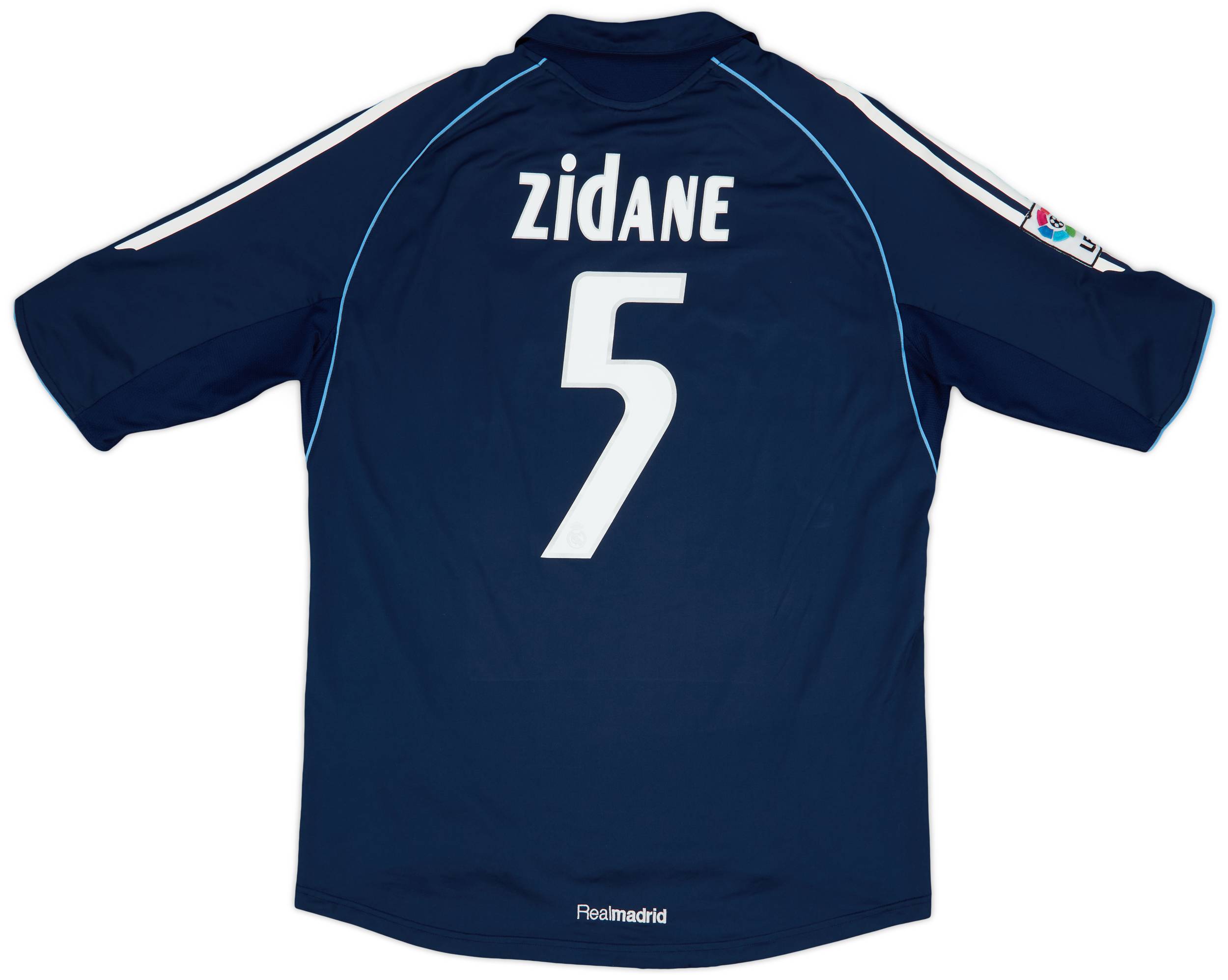 2005-06 Real Madrid Away Shirt Zidane #5 - 9/10 - (L)