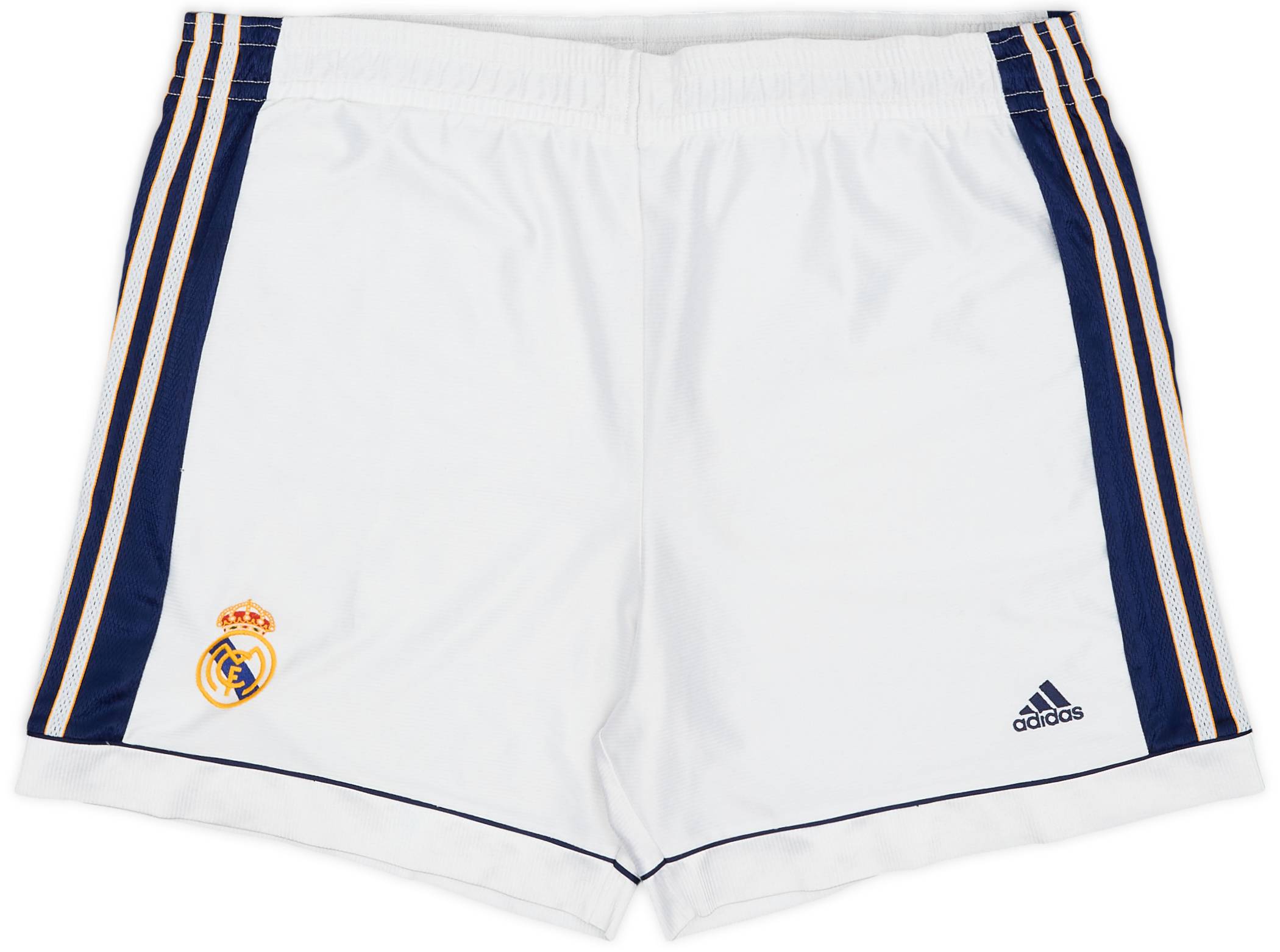 1998-00 Real Madrid Home Shorts - 7/10 - (XXL)