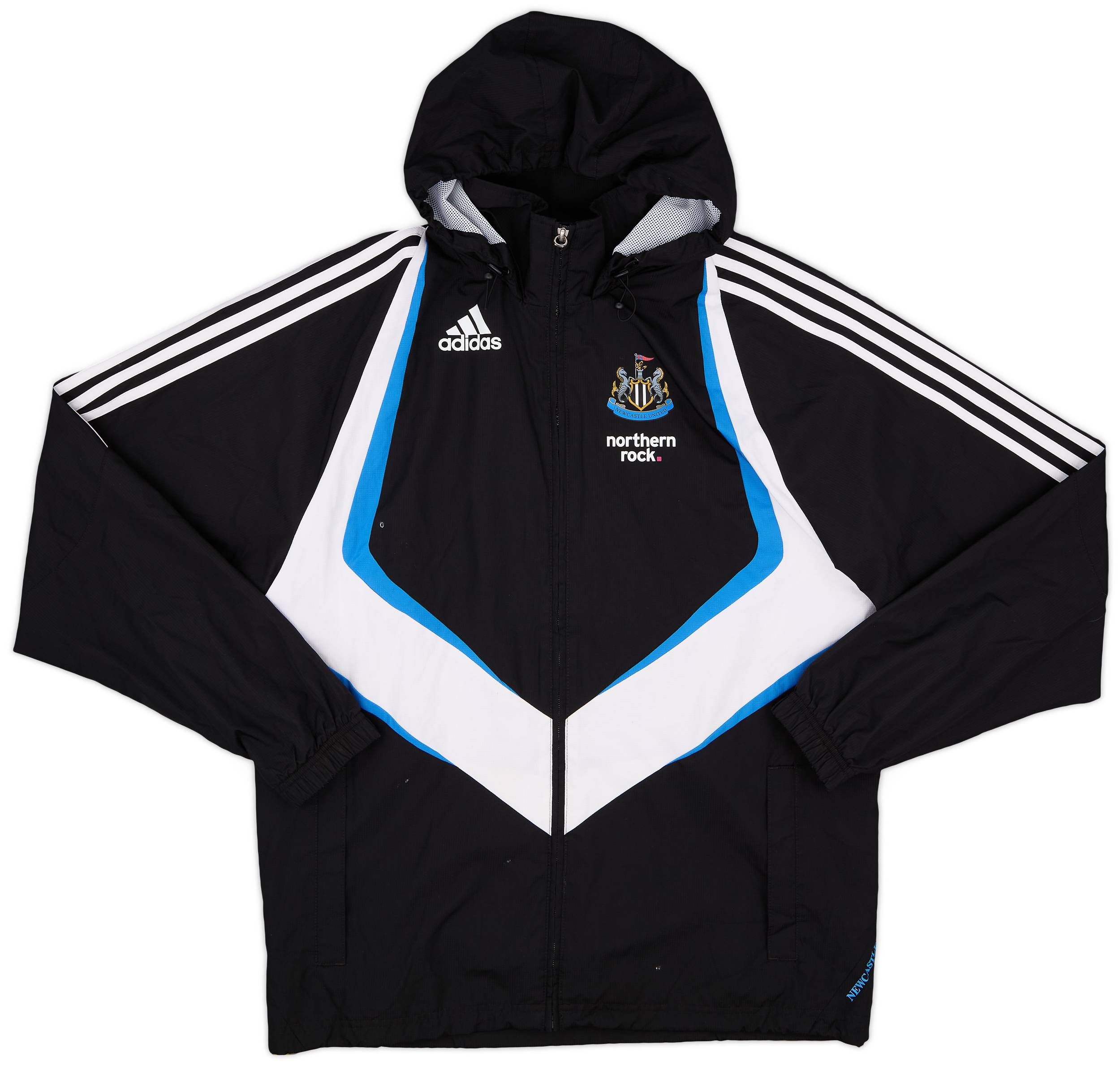 2009-10 Newcastle adidas Hooded Rain Jacket - 7/10 - (XL.Boys)